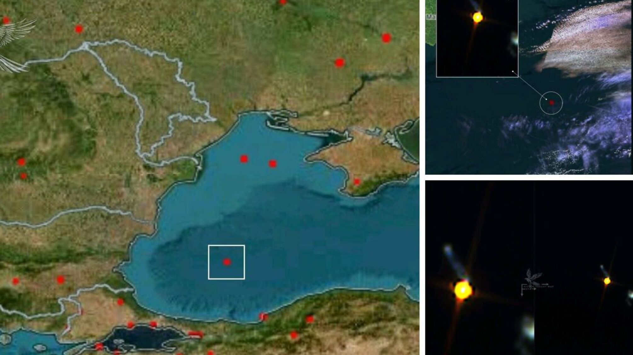 Ймовірно, горить черговий танкер російського 'тіньового флоту' у Чорному морі