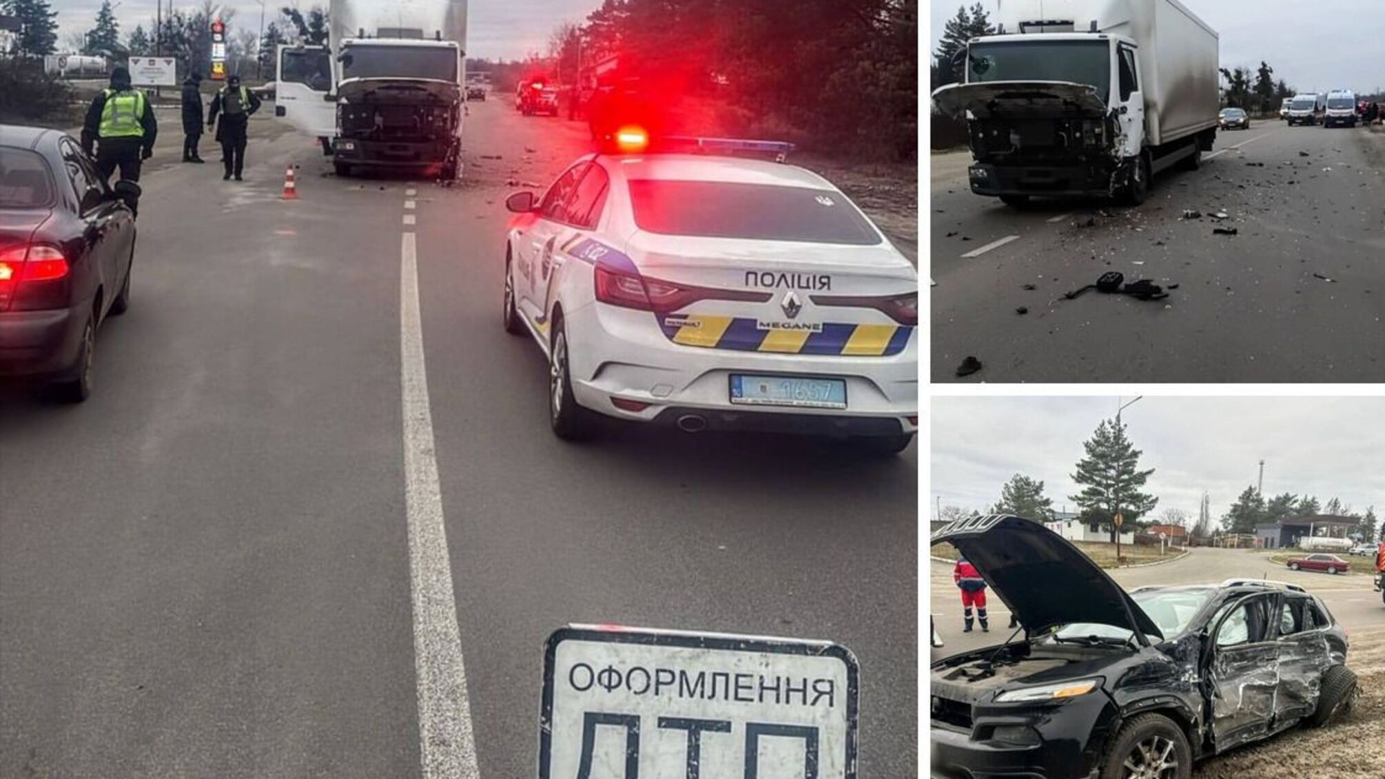 На Киевщине в результате столкновения Jeep и грузовика погиб ребенок
