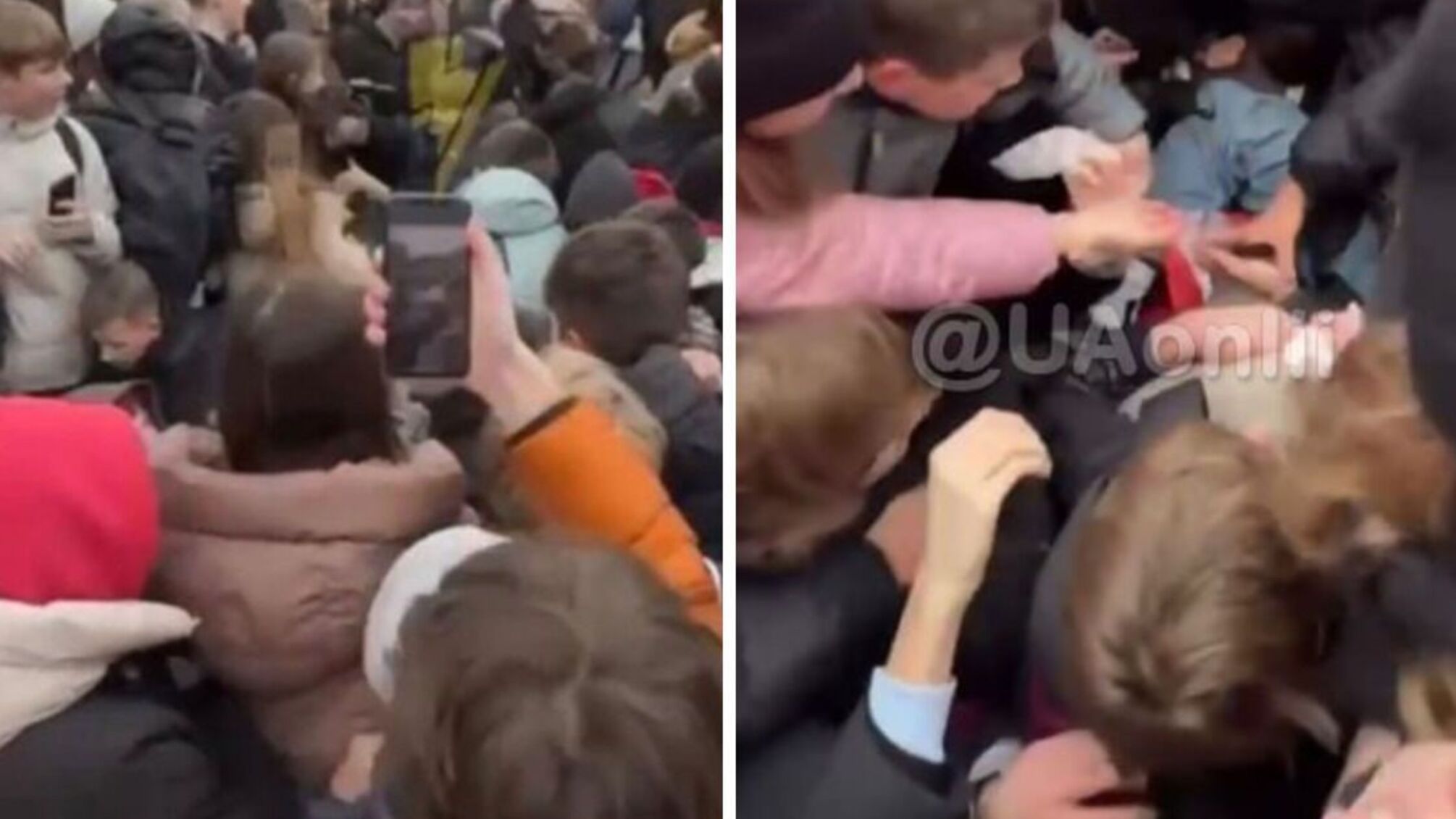 Штовханина в центрі Тернополя: двоє дітей постраждали під час безкоштовної роздачі їжі