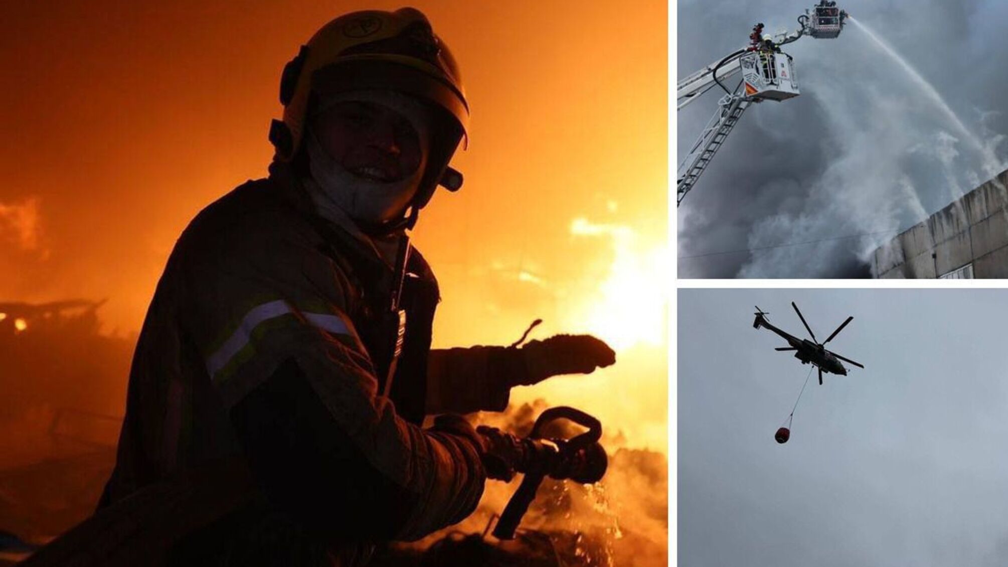 Рятувальники залучили гелікоптер для гасіння пожежі на складі в Дніпрі