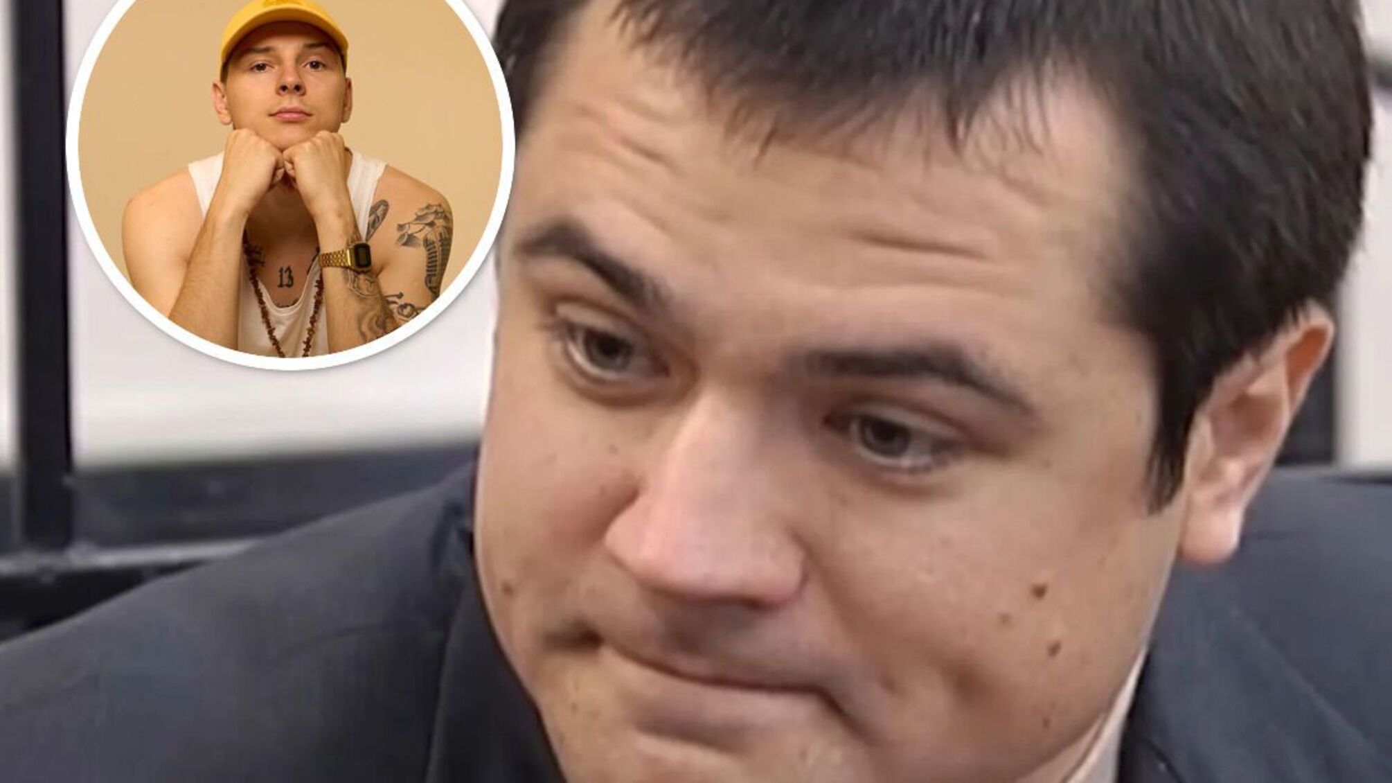 Денис Комарницкий и певец Парфенюк