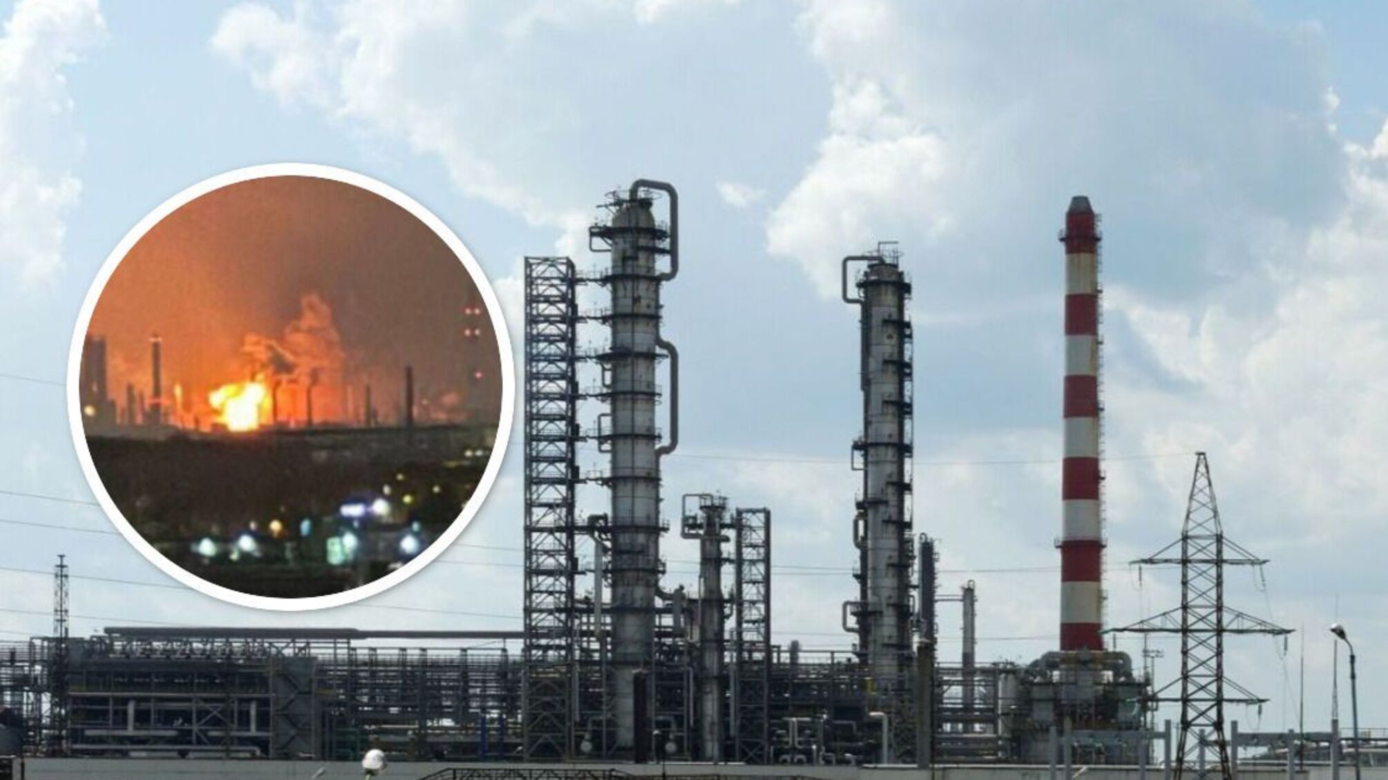 Українські дрони прорвали ППО РФ: у Рязані горить нафтопереробний завод