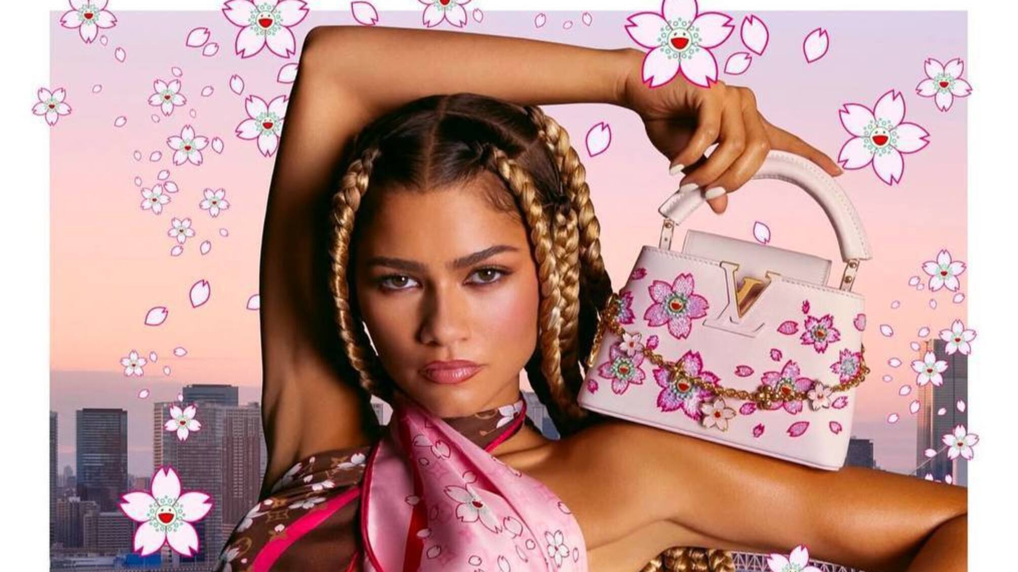 Зендея анонсировала второй дроп коллаборации Louis Vuitton x Такаши Мураками