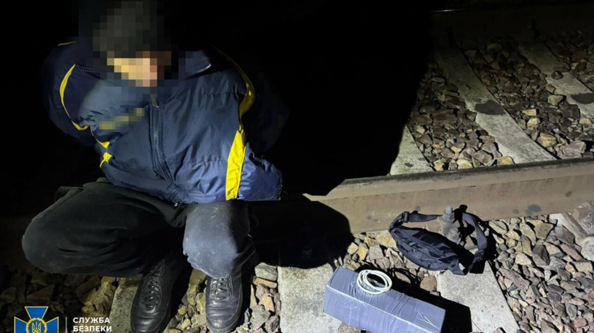 Злоумышленника поймали «на горячем» у колеи