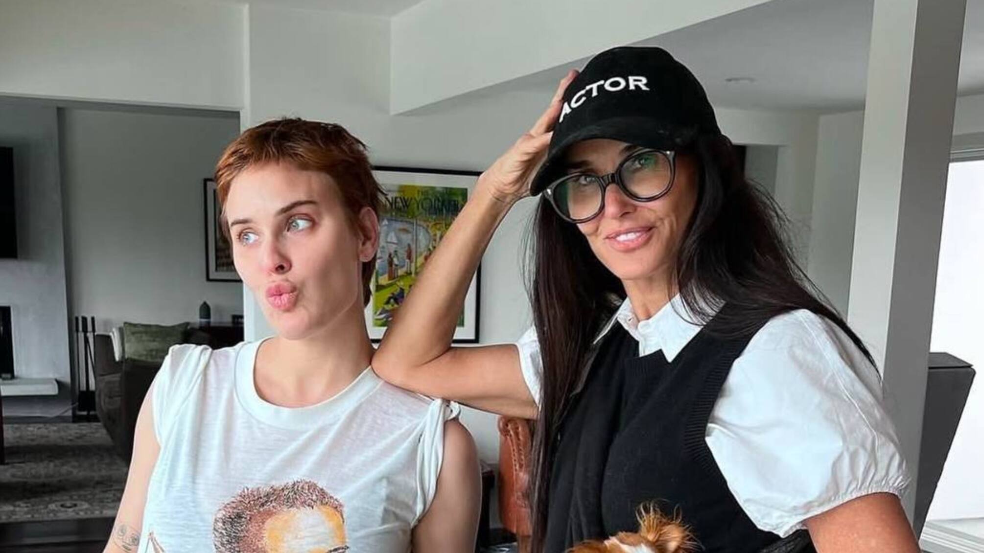 Демі Мур зі своєю донькою Талулою Вілліс