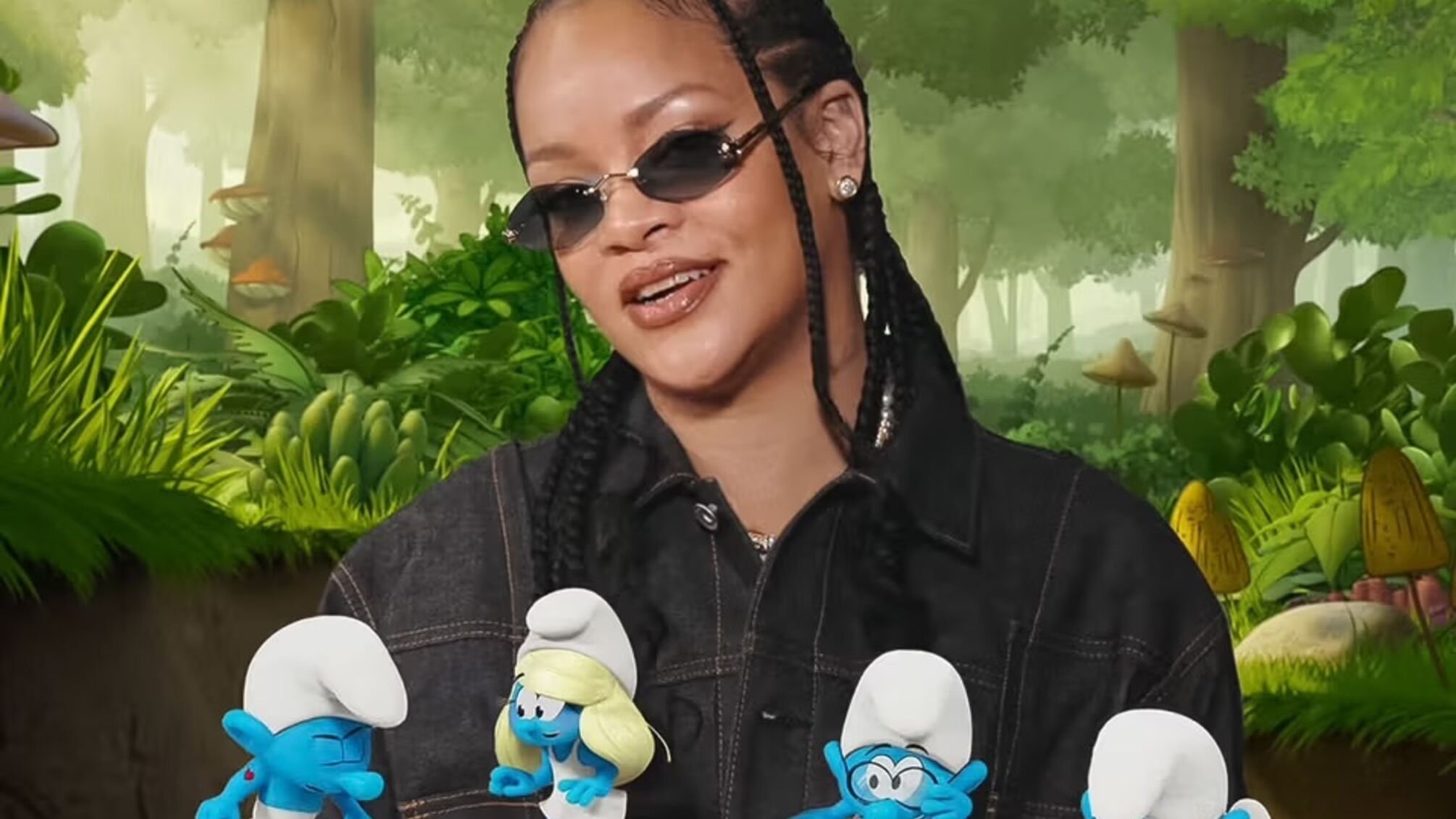 Ріанна озвучила Смурфетку та виконала кавер для нового фільму “Смурфики”