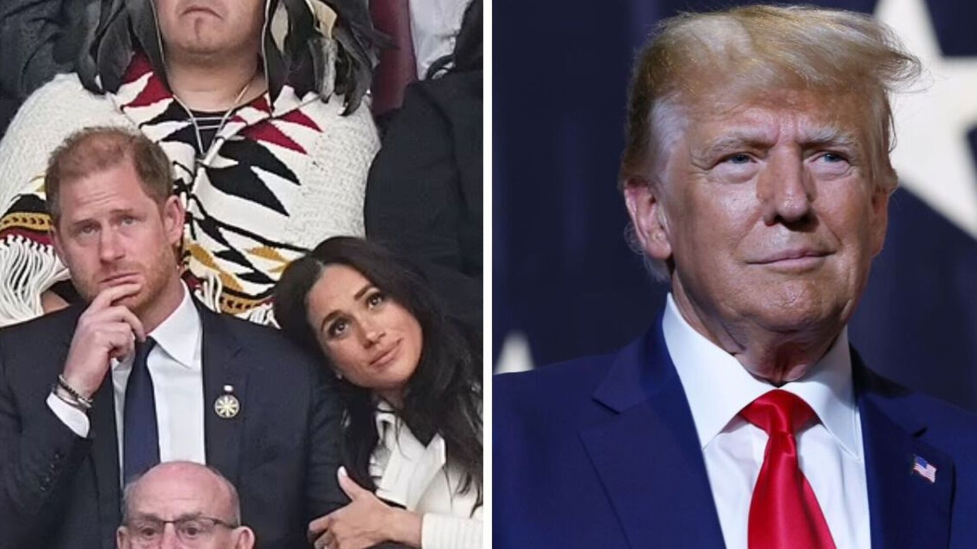 Меган Маркл и Гарри: душевный момент на трибунах в Ванкувере после критики Трампа