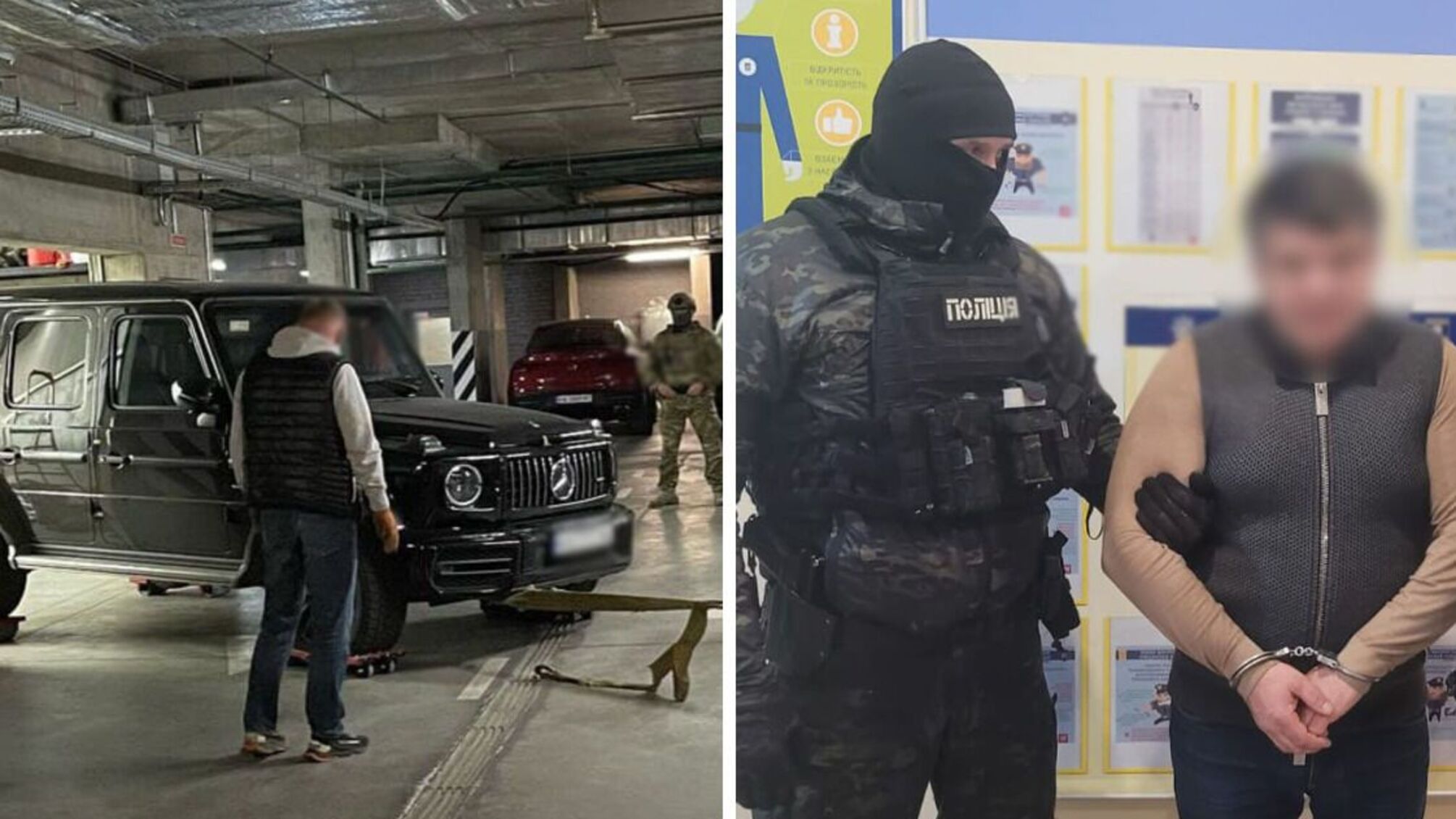 В Киеве задержан агрессивный водитель Mercedes