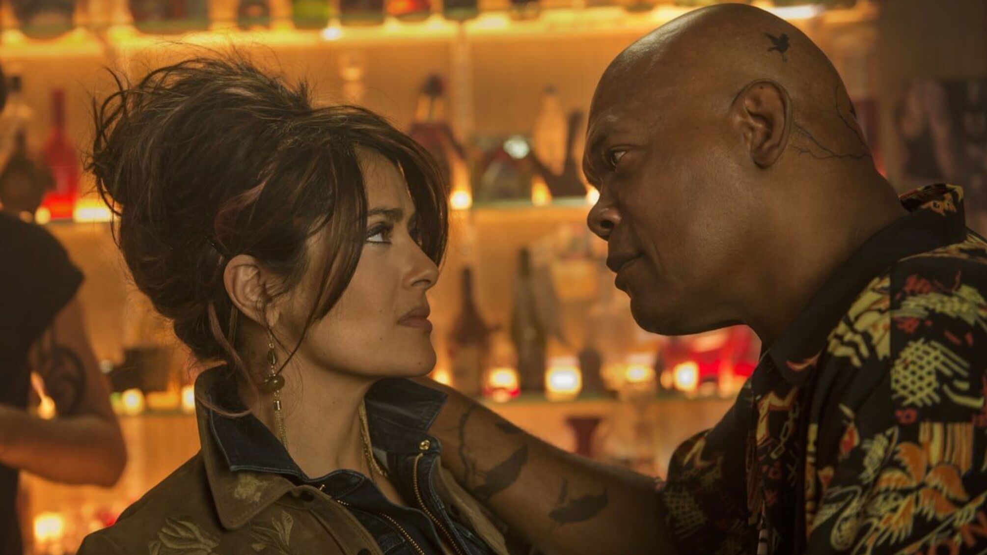 Сальма Хайєк не могла перестати поганословити після роботи з Семюелем Л.Джексоном