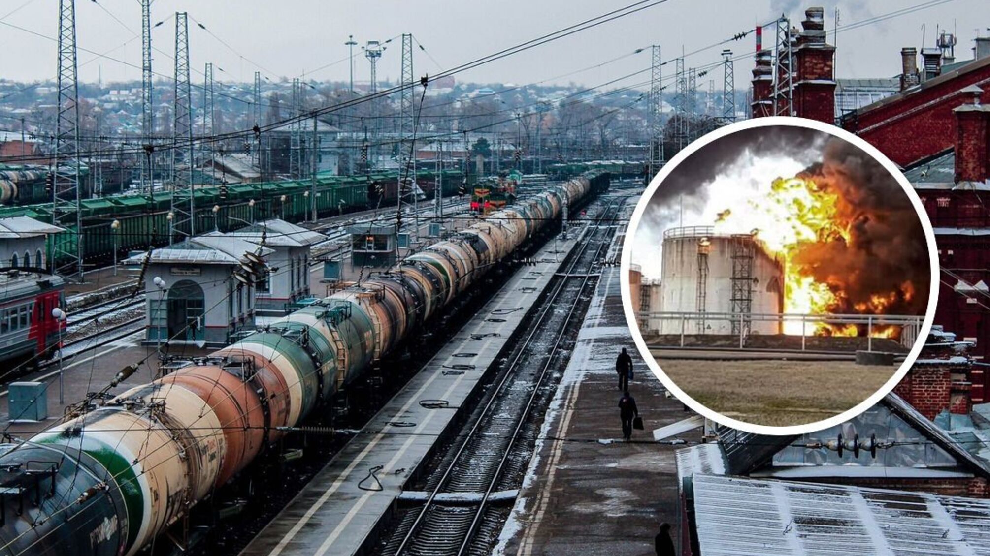 БПЛА повредили трубопровод на станции 'Кавказская' в Краснодарском крае