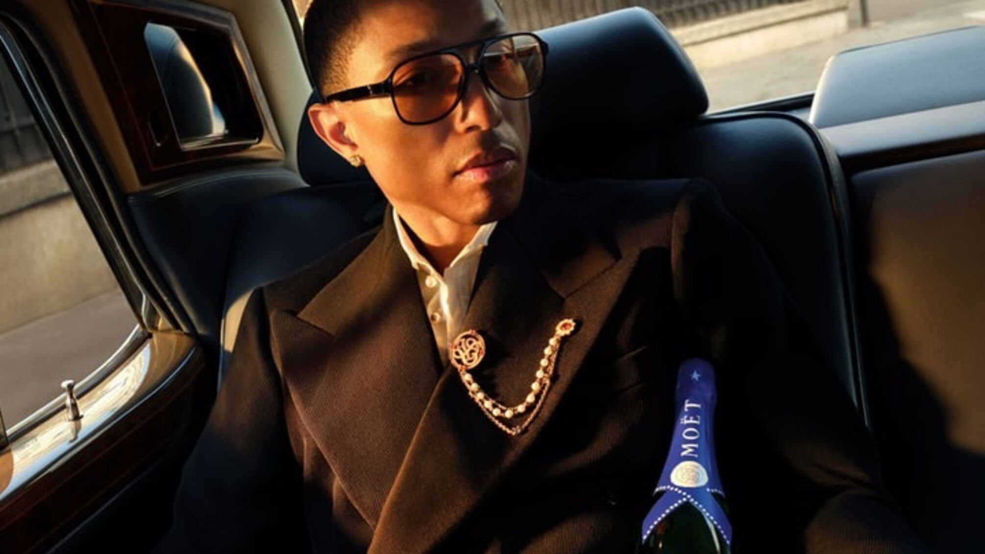 Уникальная коллаборация: Moët & Chandon выпустил серию шампанского в честь Фаррелла Уильямса