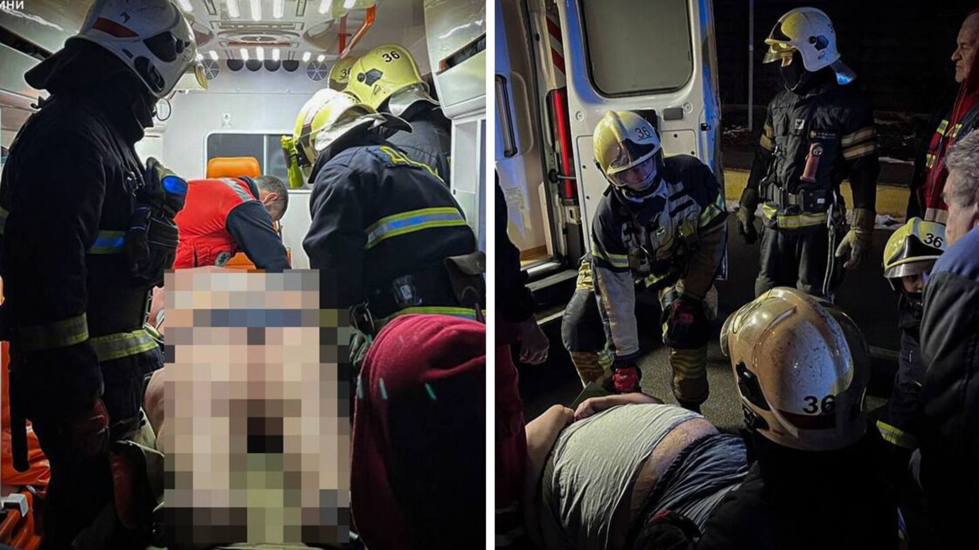 Спасатели помогли транспортировать мужчину весом 250 кг, но он умер в скорой