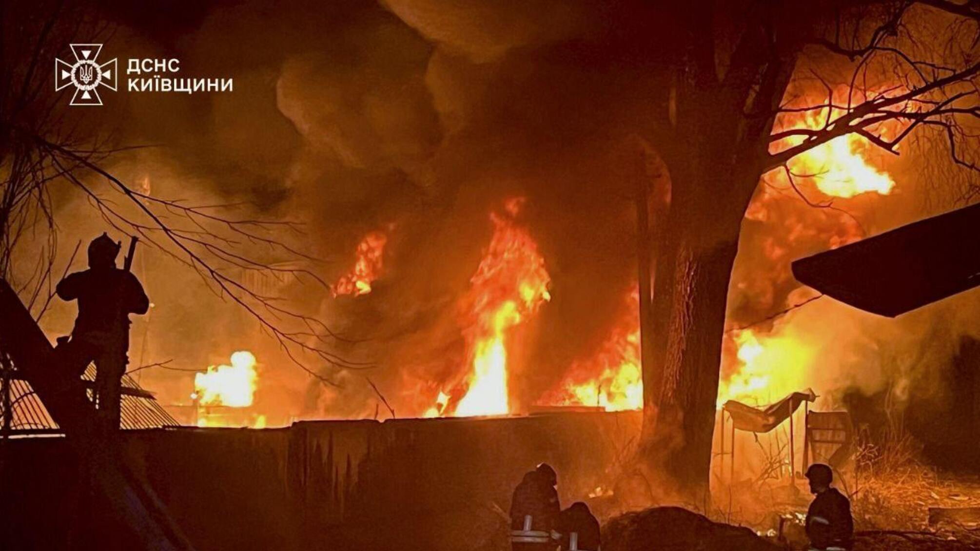 Киев оказался под мощной атакой дронов