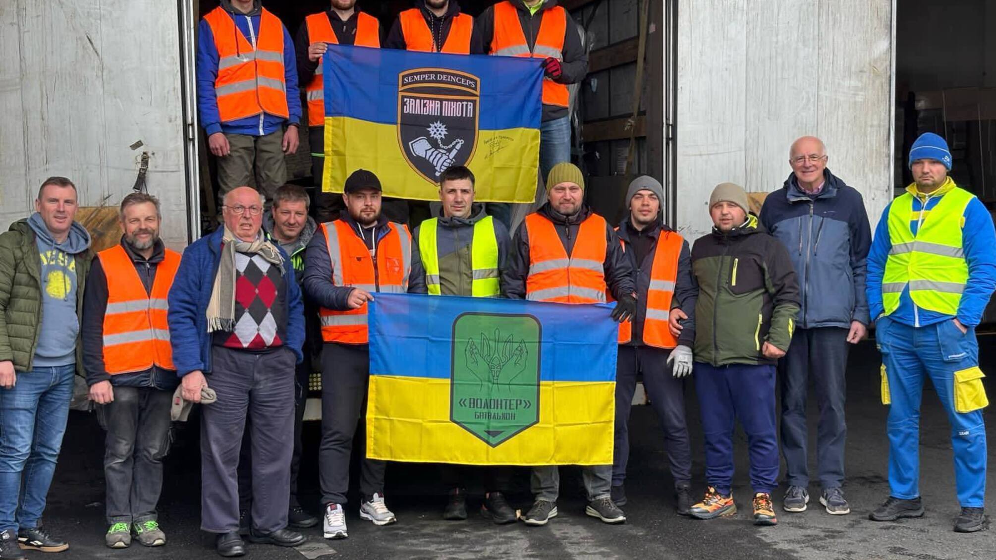 150 фур помощи на фронт: итальянское подразделение БФ 'Батальон Волонтер' системно помогает ВСУ