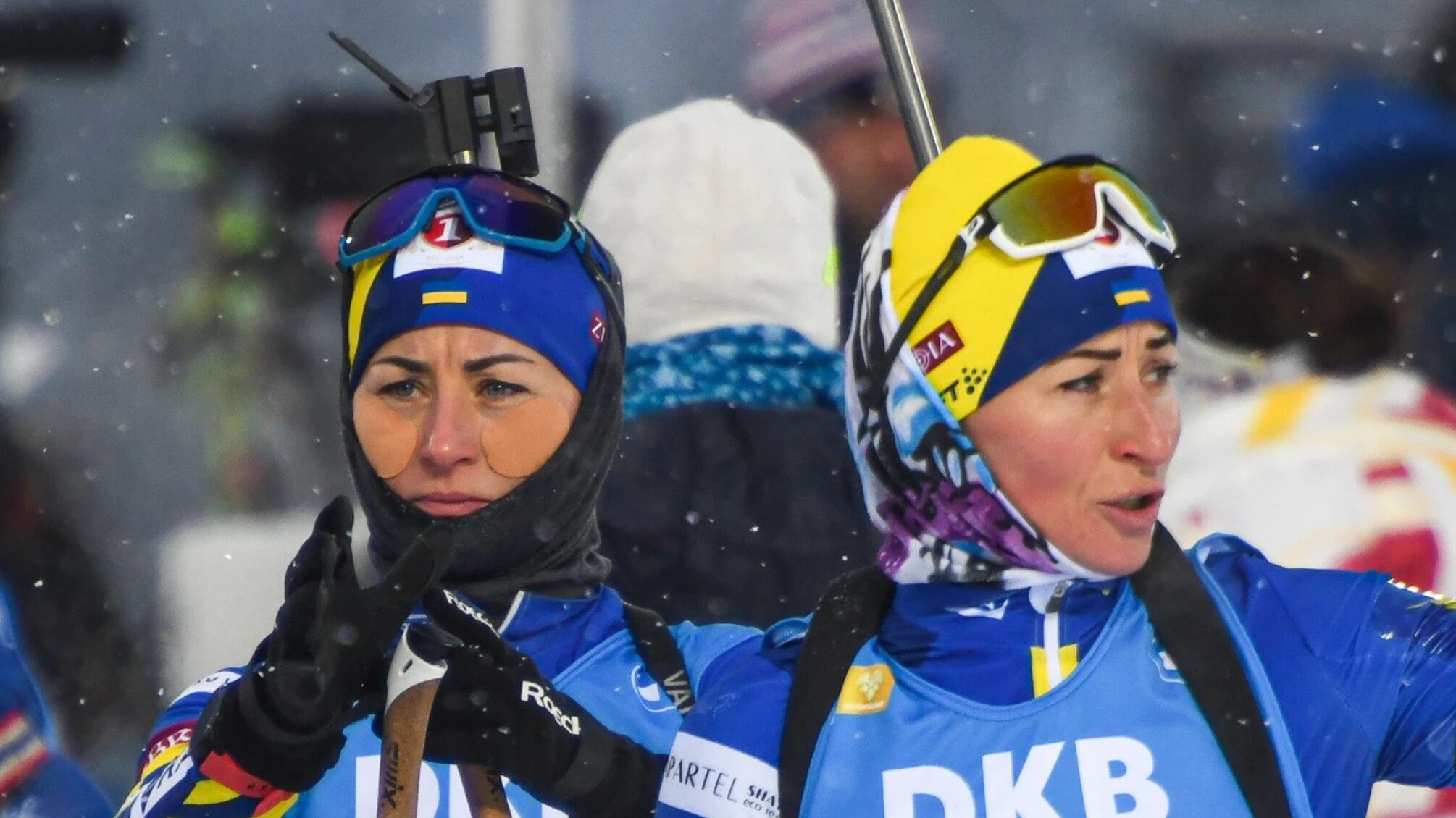 Спортсменки Валентина и Вита Семеренко