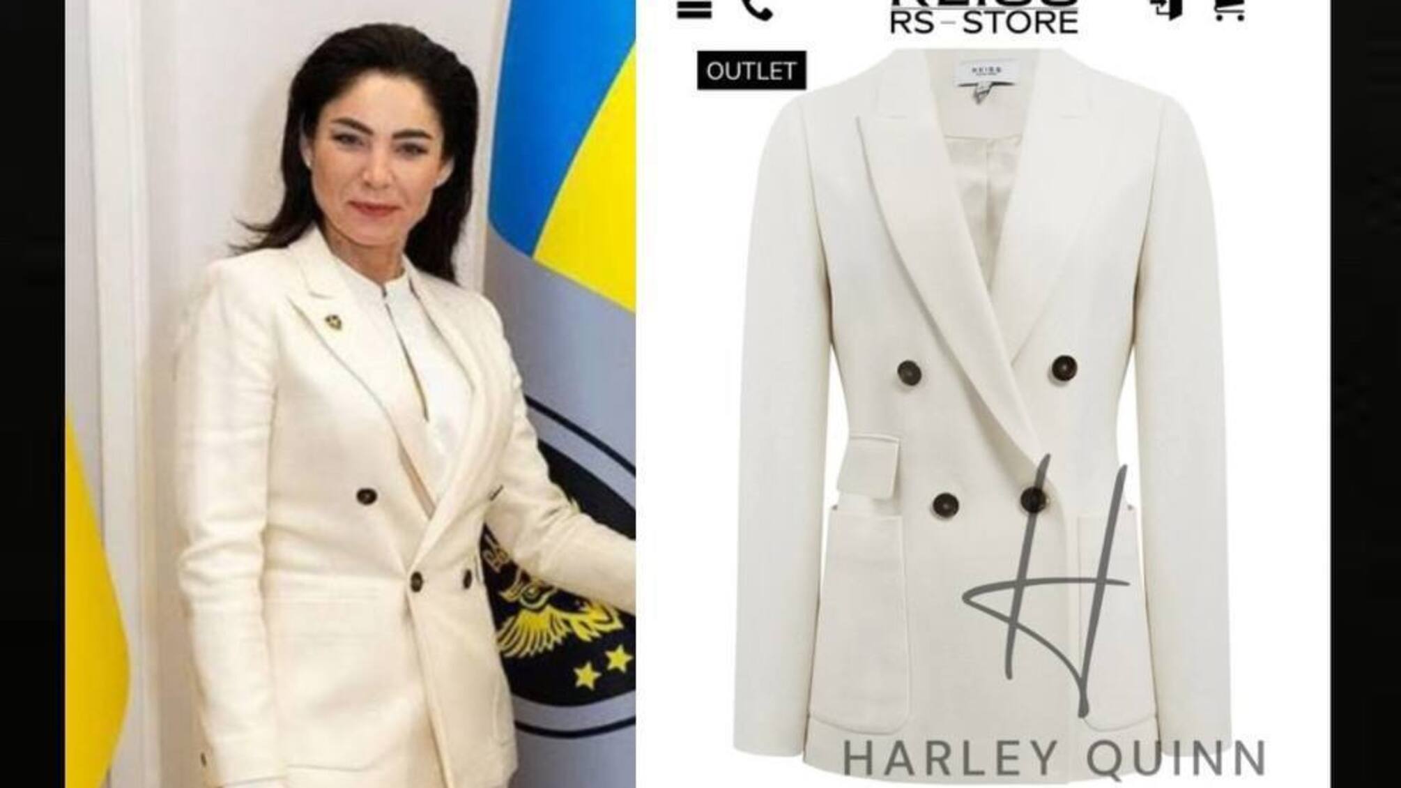 Глава АРМА Елена Дума появилась в пиджаке за 20 тысяч гривен