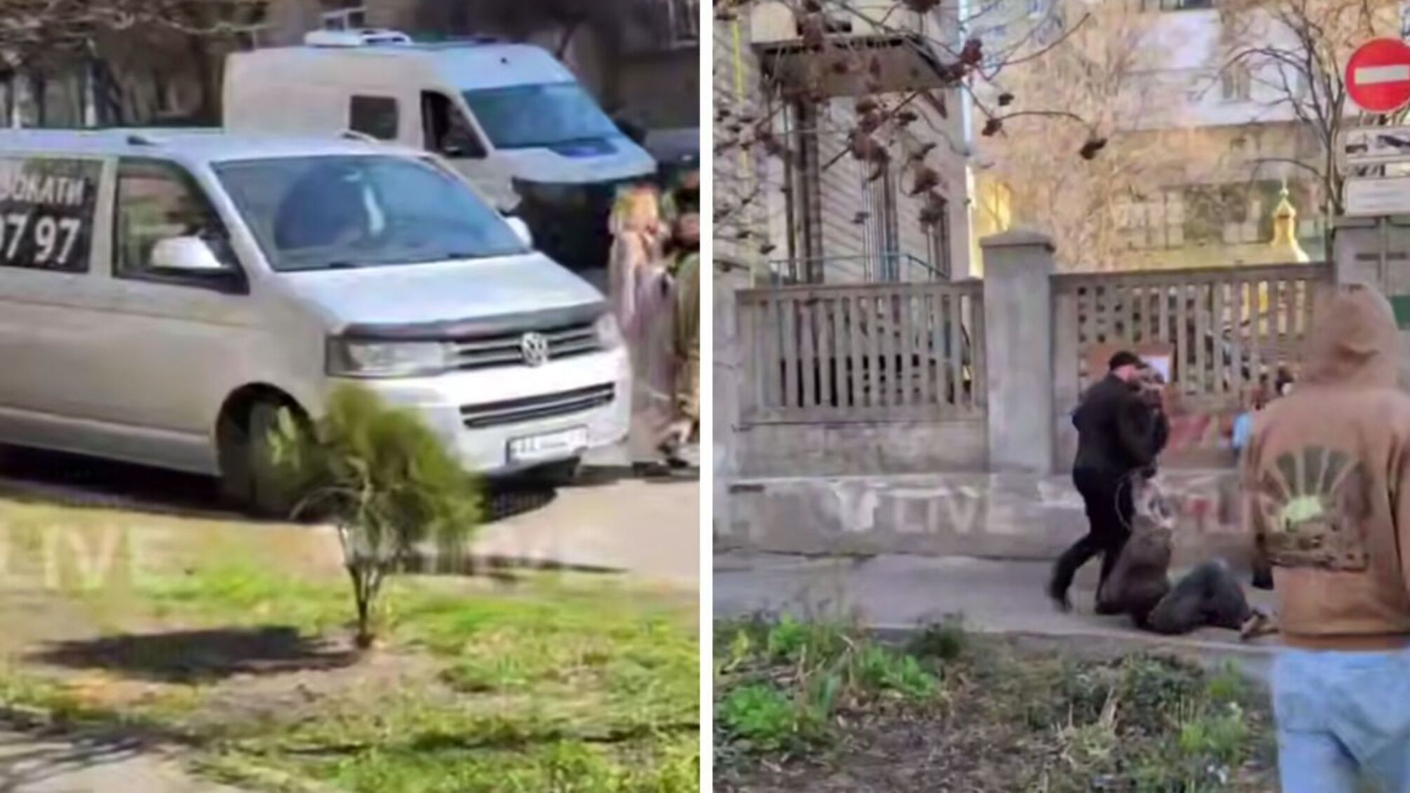 Напряжение у столичного ТЦК