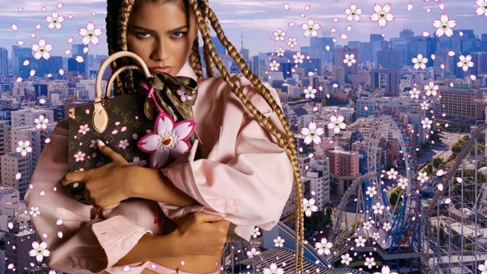 Вишневое цветение и классика LV: новая коллекция от Louis Vuitton x Murakami