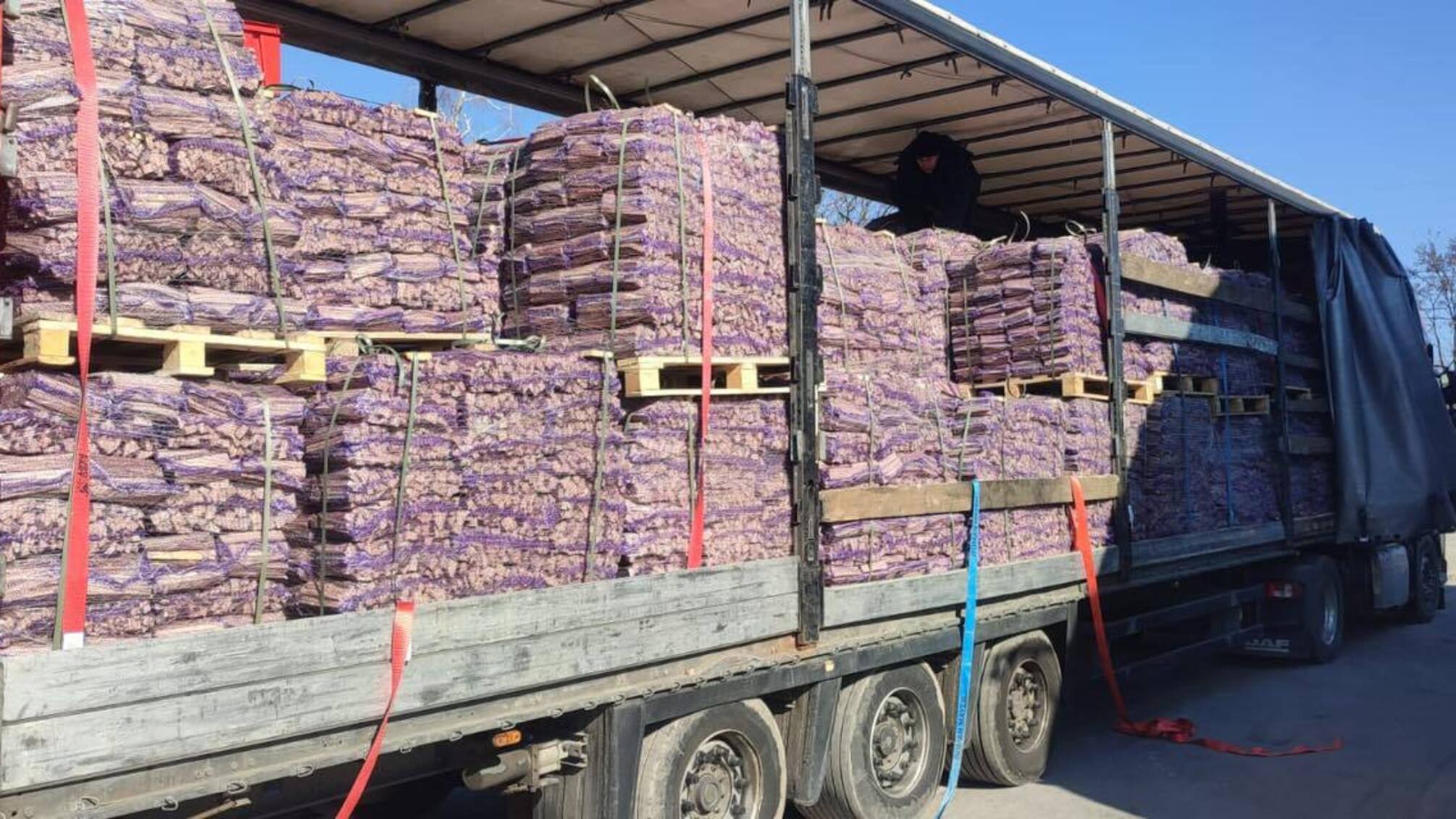 В Винницкой области задержан груз со скрытыми лесоматериалами