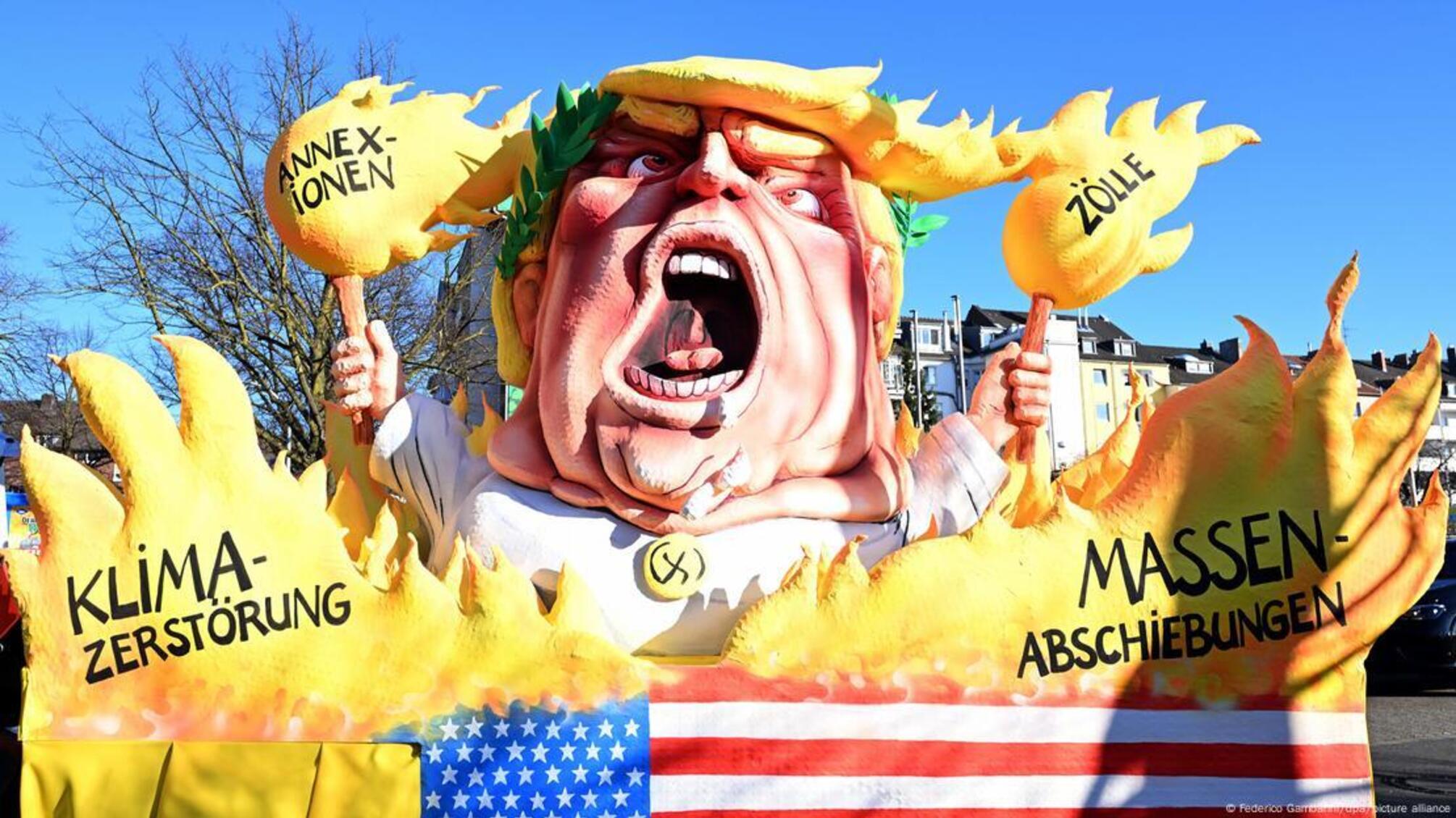 Путин и мировые лидеры главная тема на карнавалах Германии