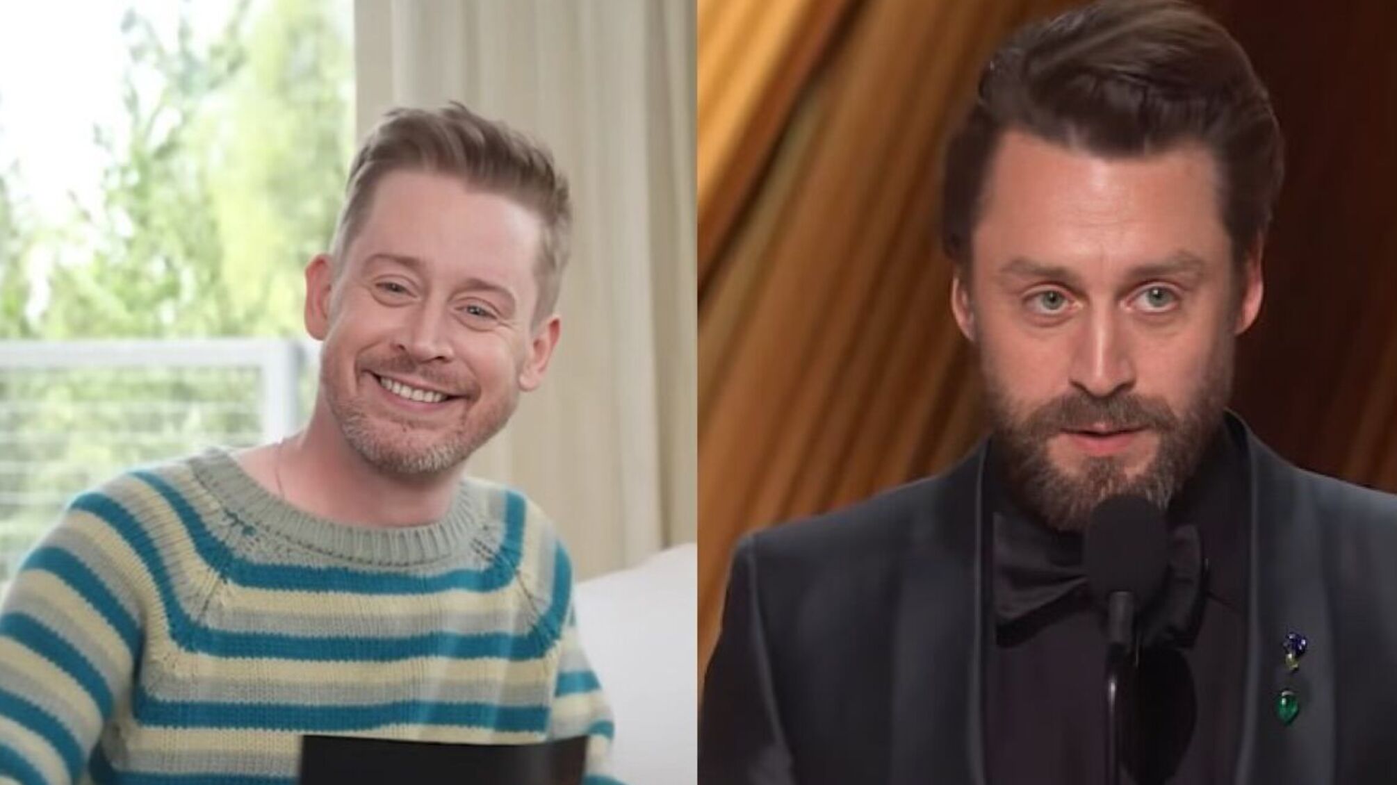 Маколей Калкин не сдержал слез, когда его брат Киран получил «Оскар»