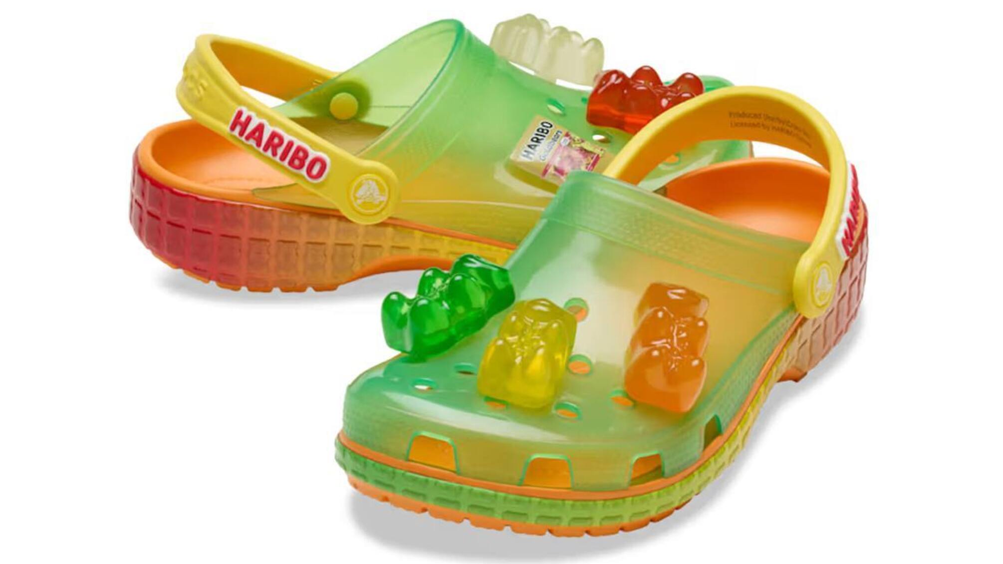 Haribo x Crocs: яскраві крокси у стилі культових Goldbears