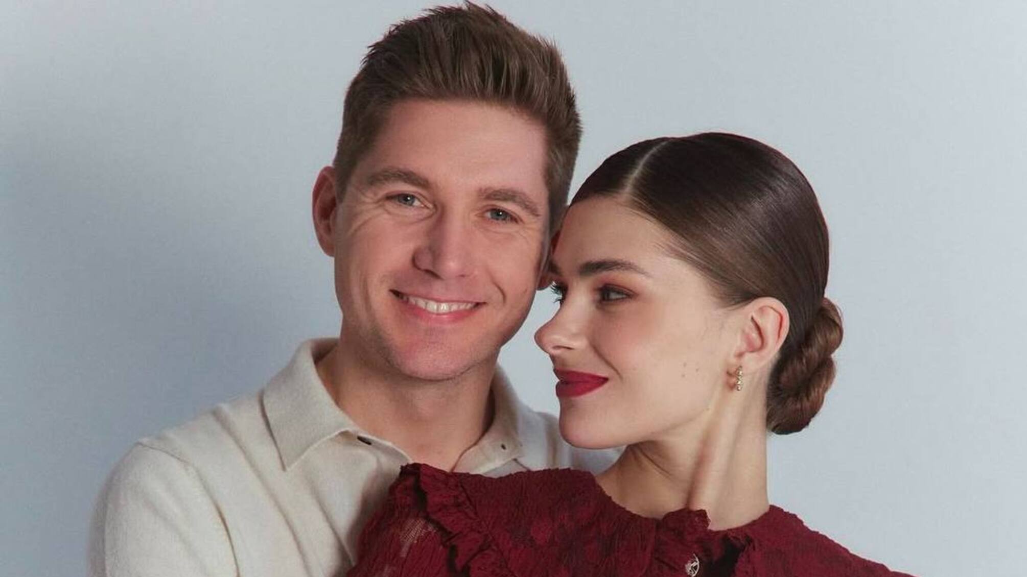 Вова Остапчук со своей женой