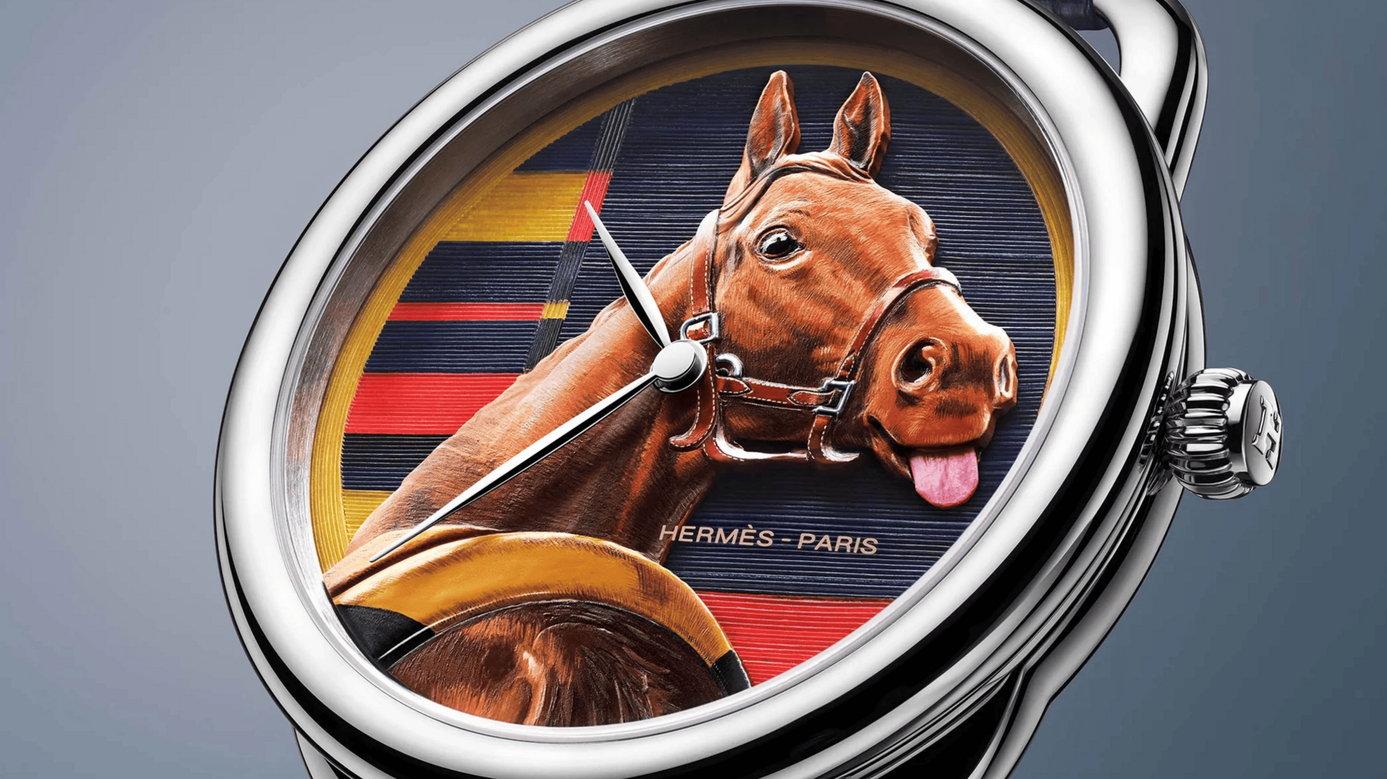 Hermès презентовал часы за €168 тысяч с конем, показывающим язык