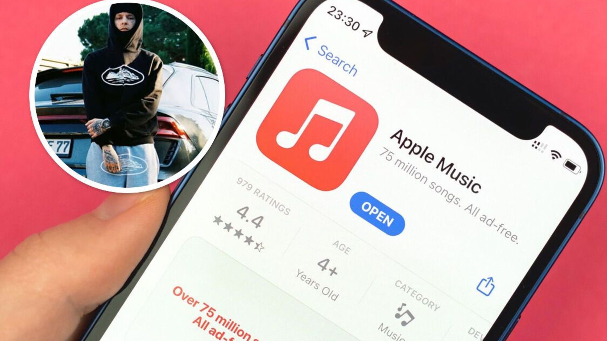 Песня российских рэперов возглавила украинский чарт Apple Music