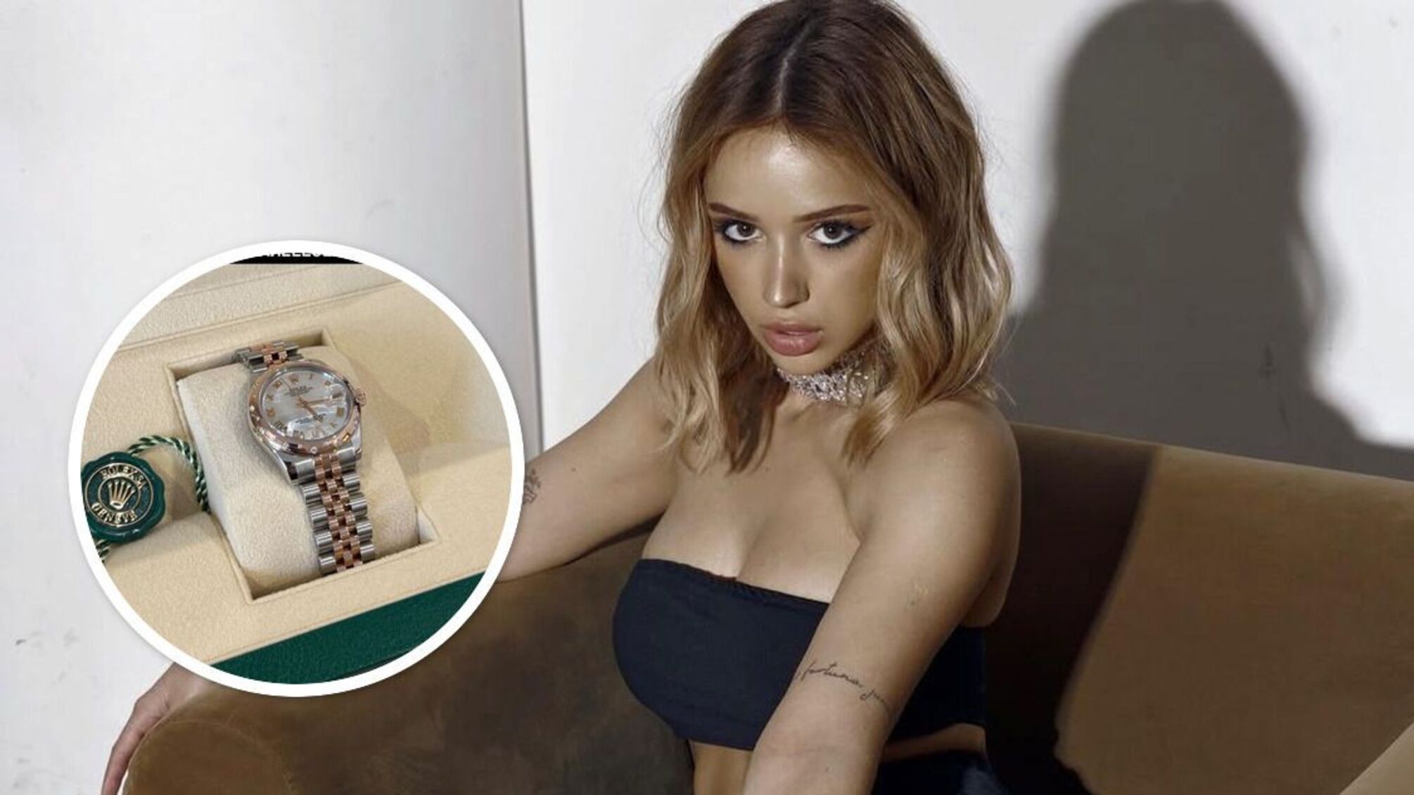 Симбочка приобрела ценные часы бренда Rolex