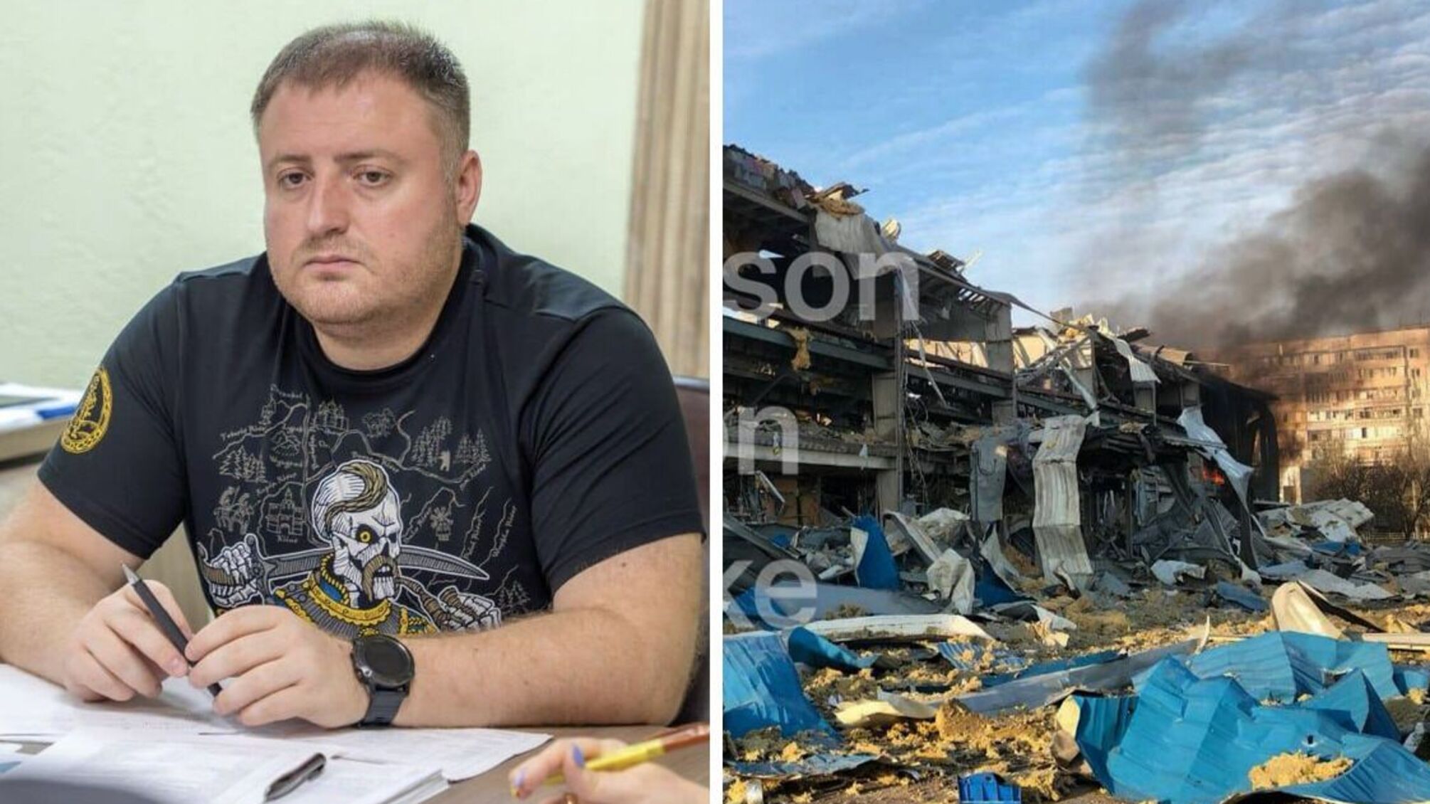 Голова Херсонської МВА потрапив під обстріл під час запису відеозвернення (відео)