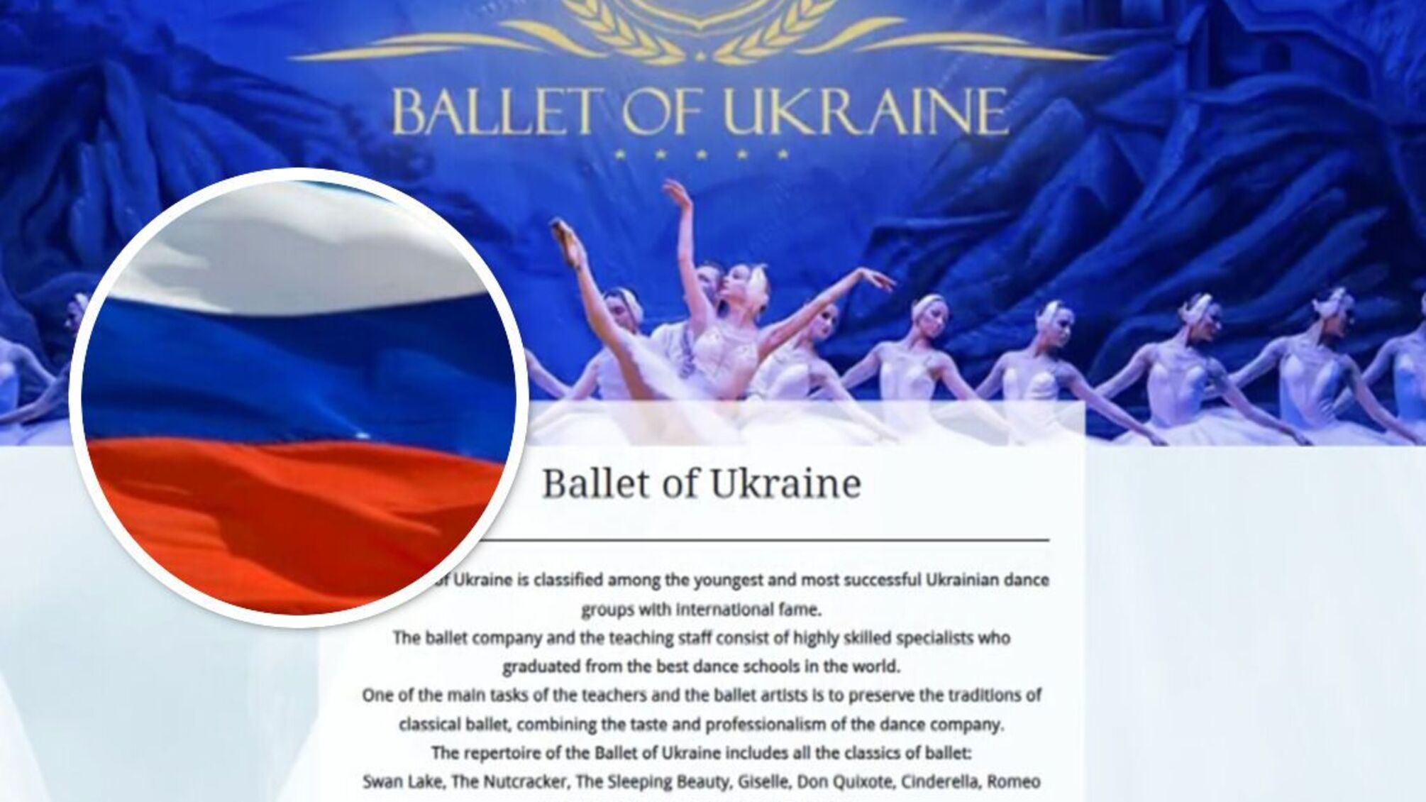 Кто стоит за 'украинским' балетом в Швеции?