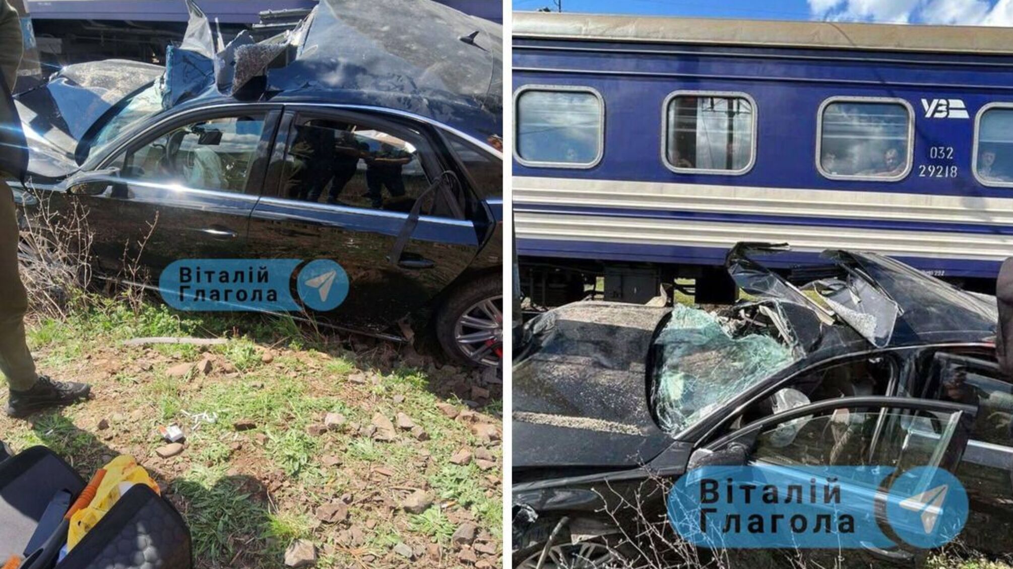 Выжили после столкновения с поездом