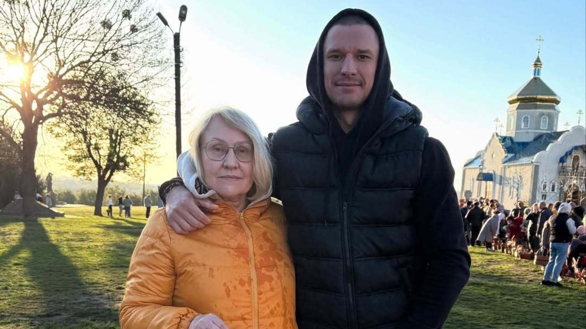 Тарас Цимбалюк з мамою