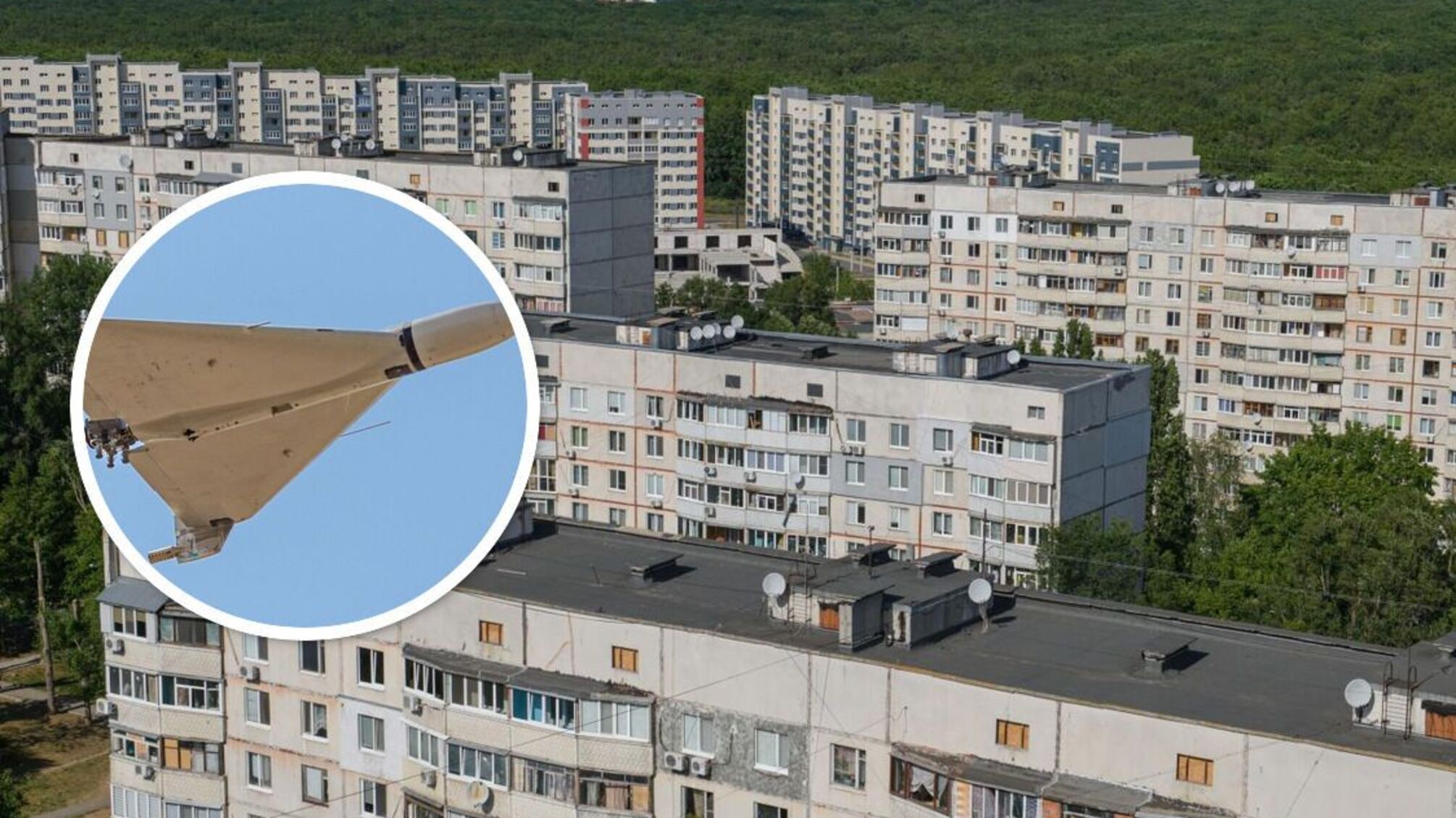 Шесть ударов 'Шахедов' по Харькову: есть пострадавший