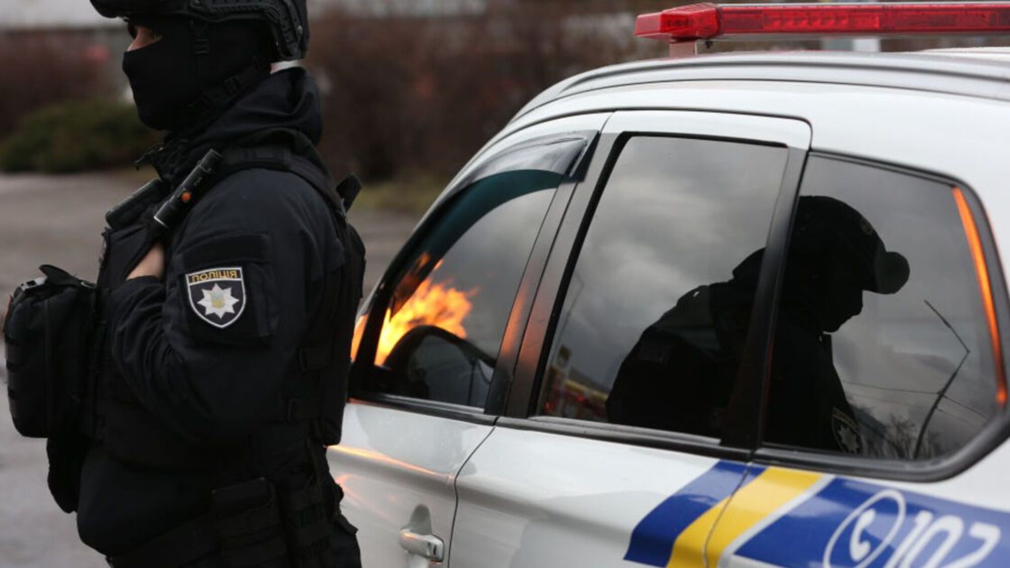 Взрыв авто в Подольском районе