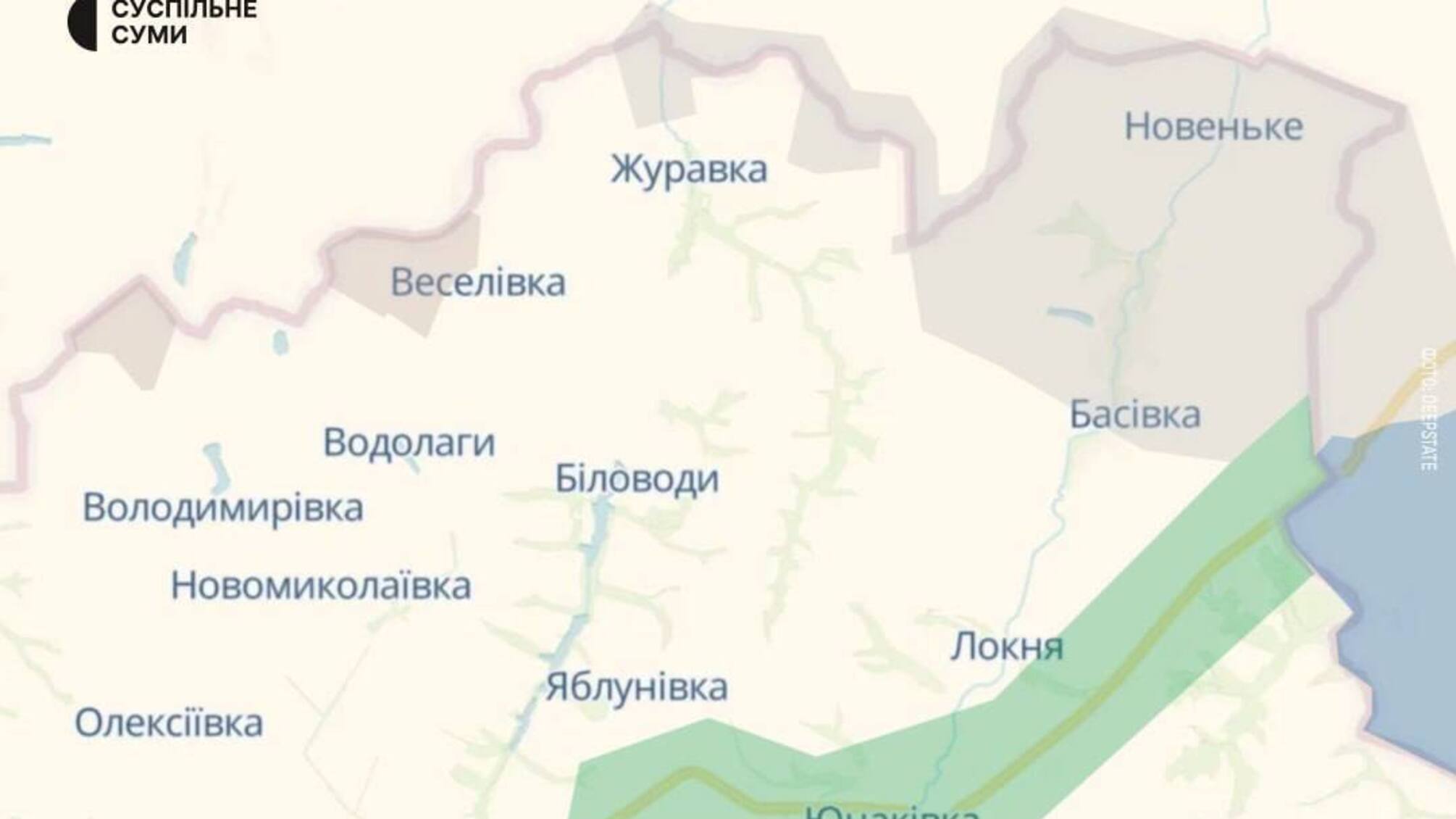 'Сіра зона' на Сумщині: росія не полишає спроб прорватися через Басівку