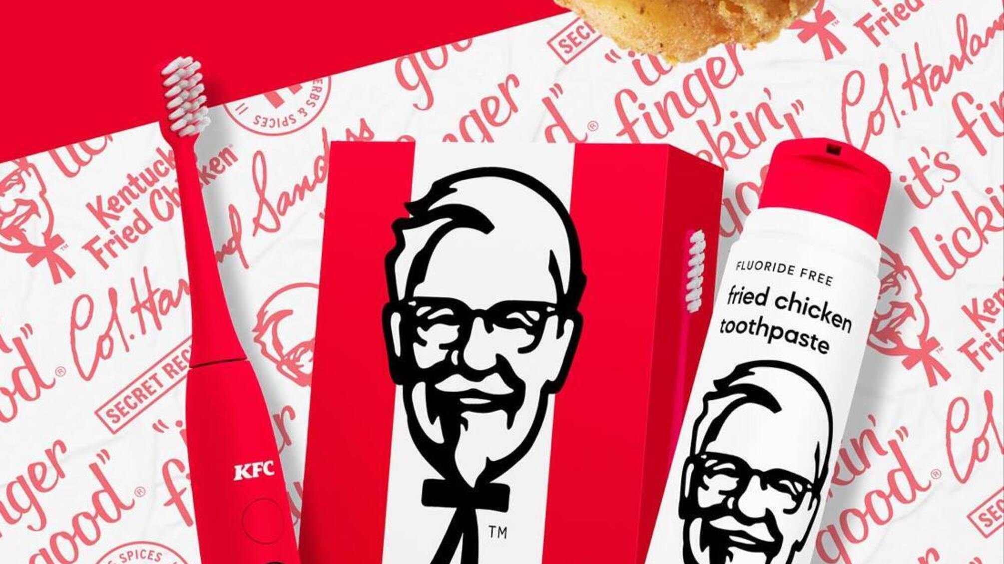 Как шутка стала реальностью: KFC выпустила зубную пасту со вкусом жареной курицы