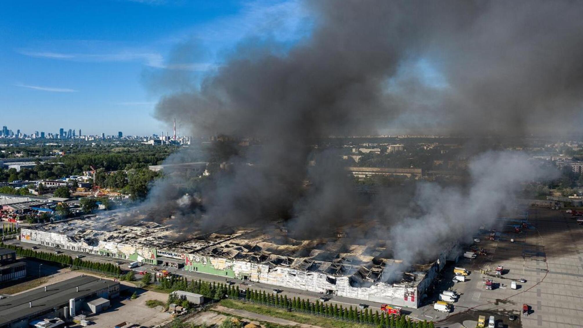Українці зафільмували пожежу у ТЦ Marywilska для російських кураторів — слідство