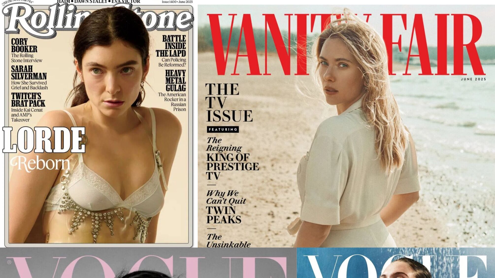 Белла Хадід, Скарлетт, Lorde і Хейлі Бібер: чотири зірки на обкладинках культових глянців