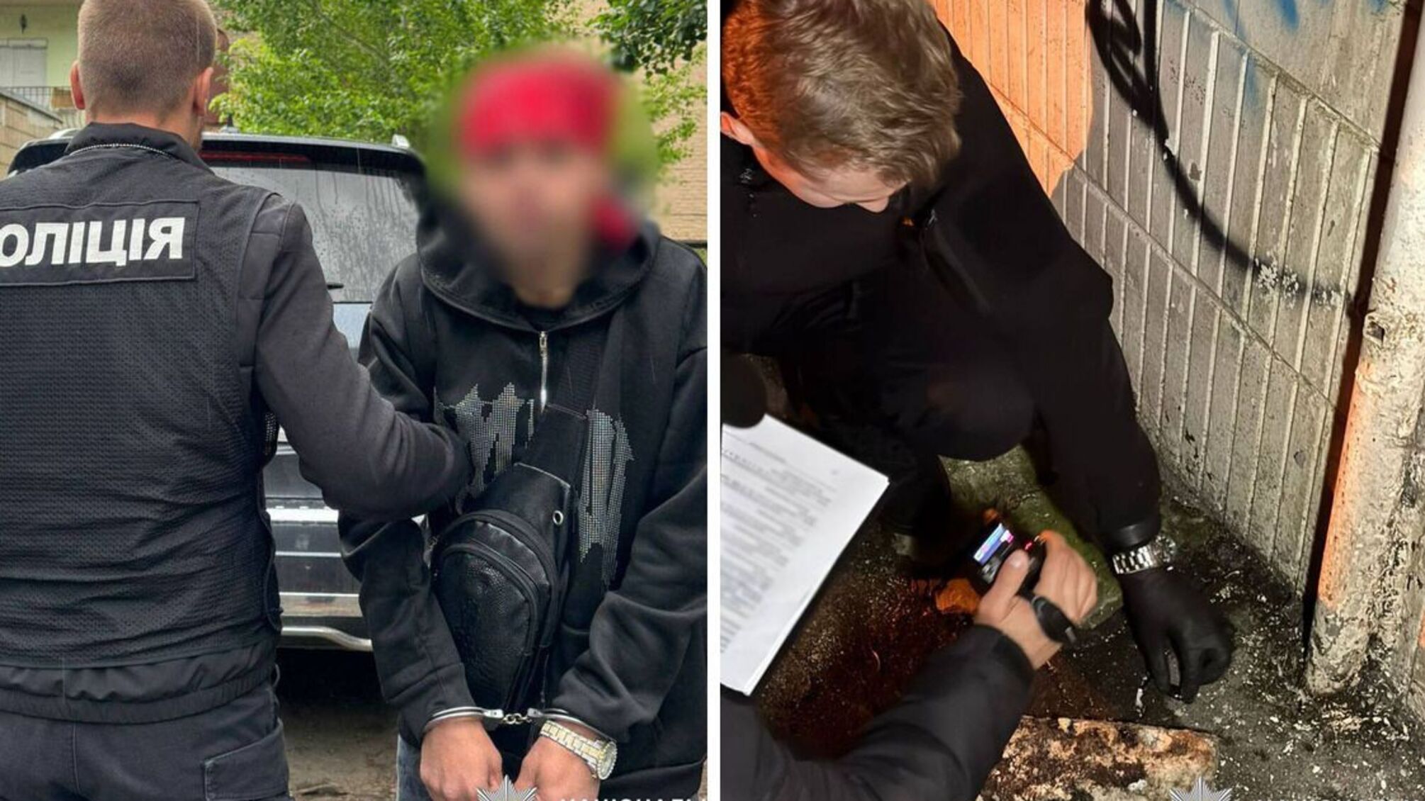 Закладки в центрі Києва: столична поліція затримала наркозбувача з сотнями доз