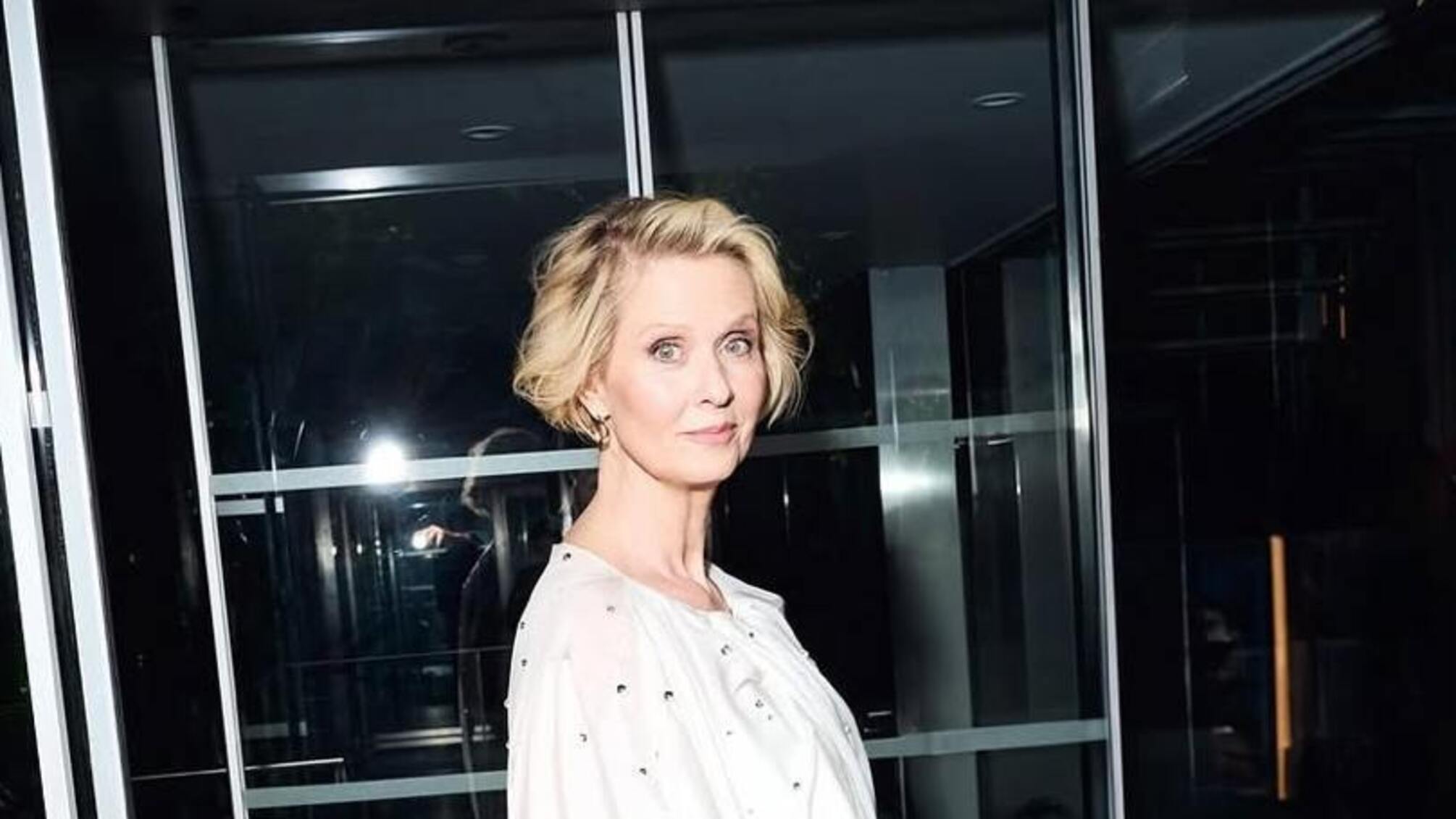 Синтия Никсон надела кейп от украинского бренда