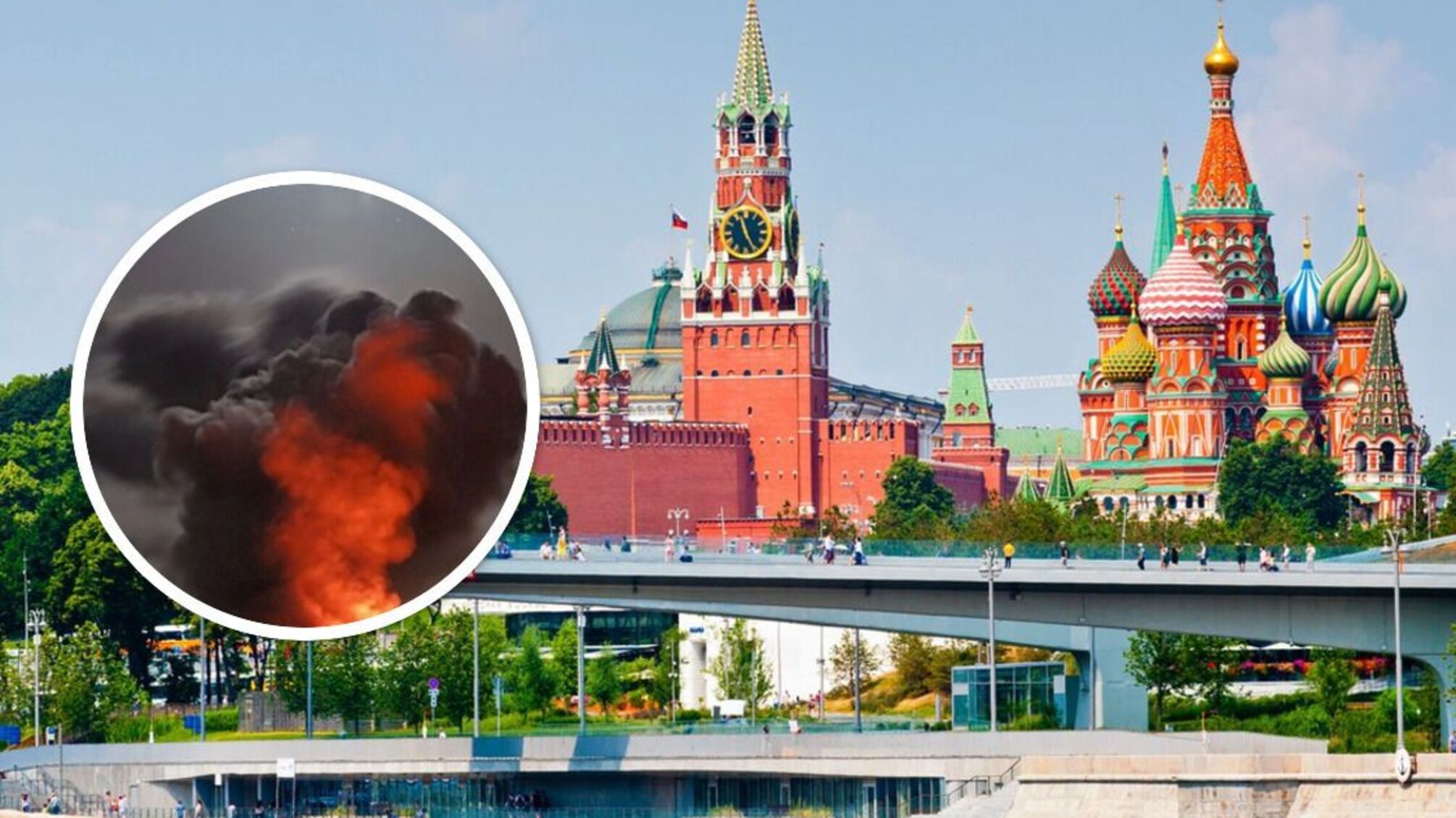 Украинские БПЛА атаковали москву