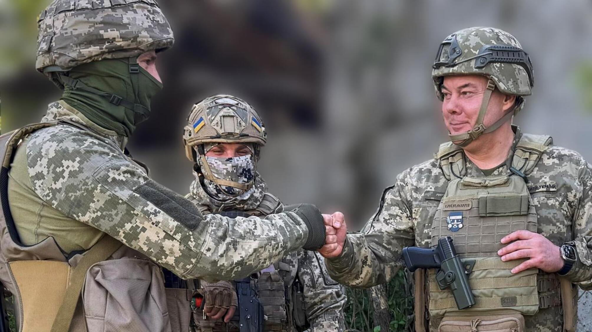 'Ми стоїмо — і цим ми живі': Наєв передав піхотинцям дрони у День піхоти