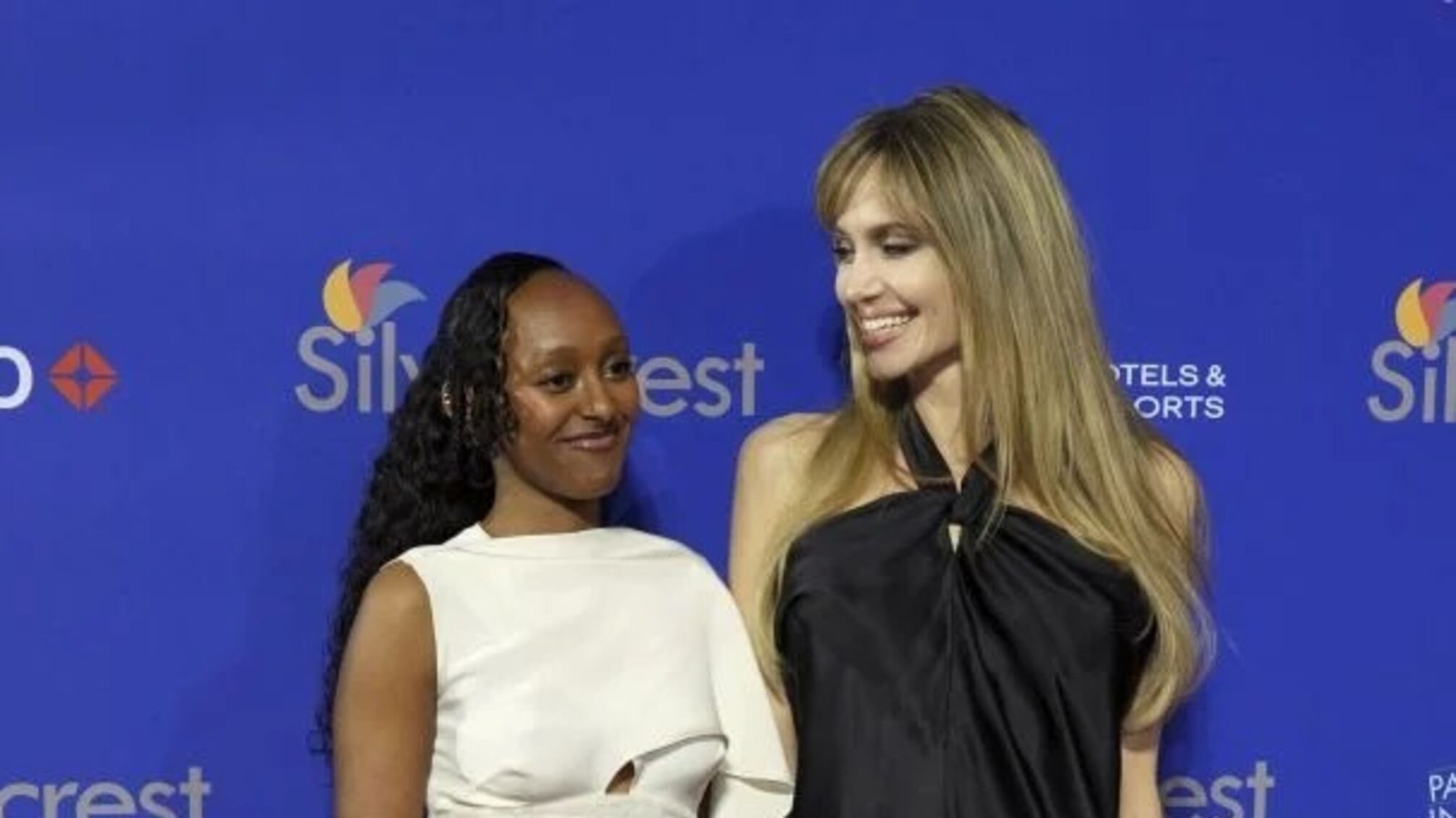 Анджелина Джоли и ее дочь Захара