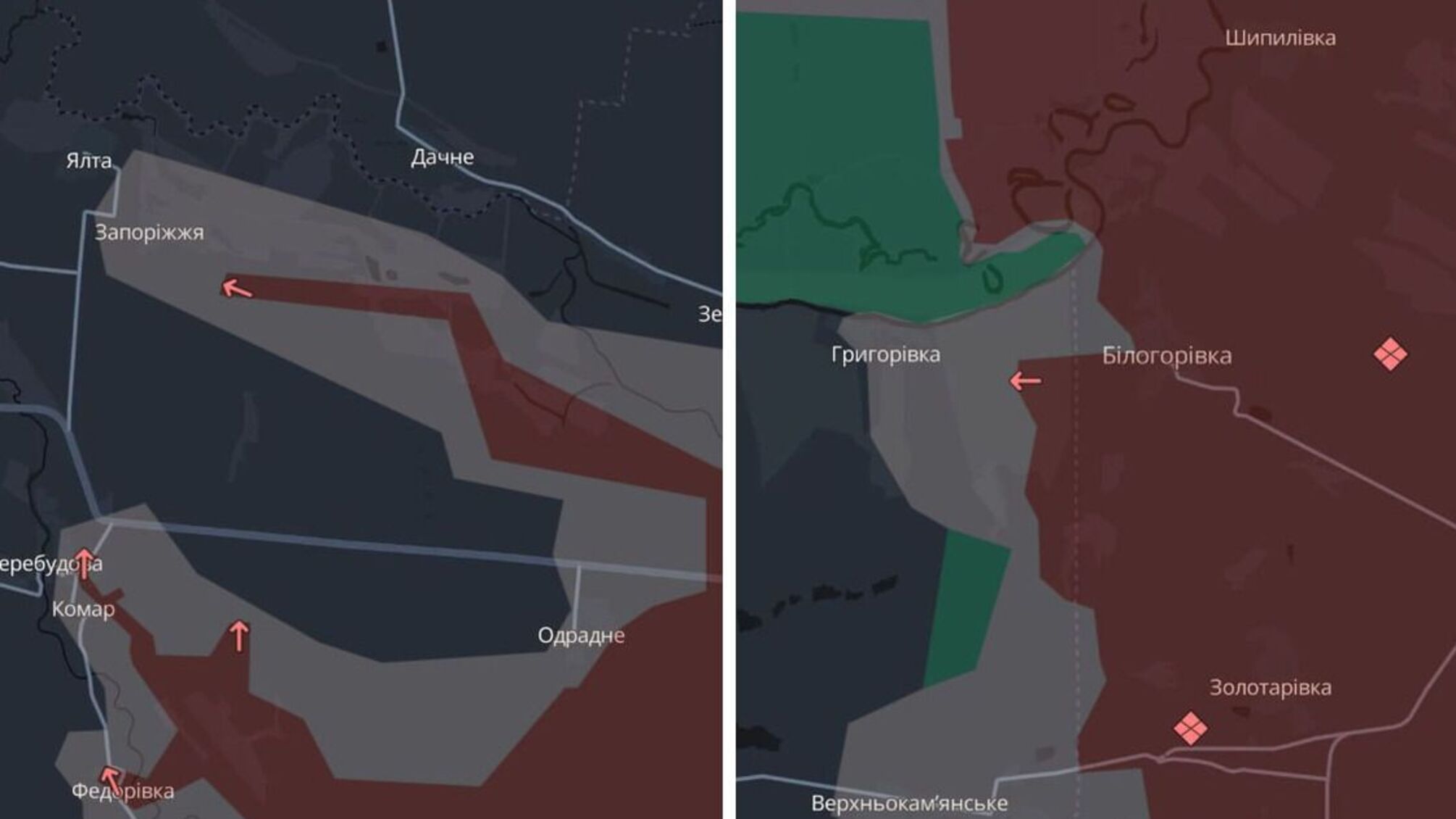 DeepState повідомив про просування окупантів на Донеччині та Луганщині