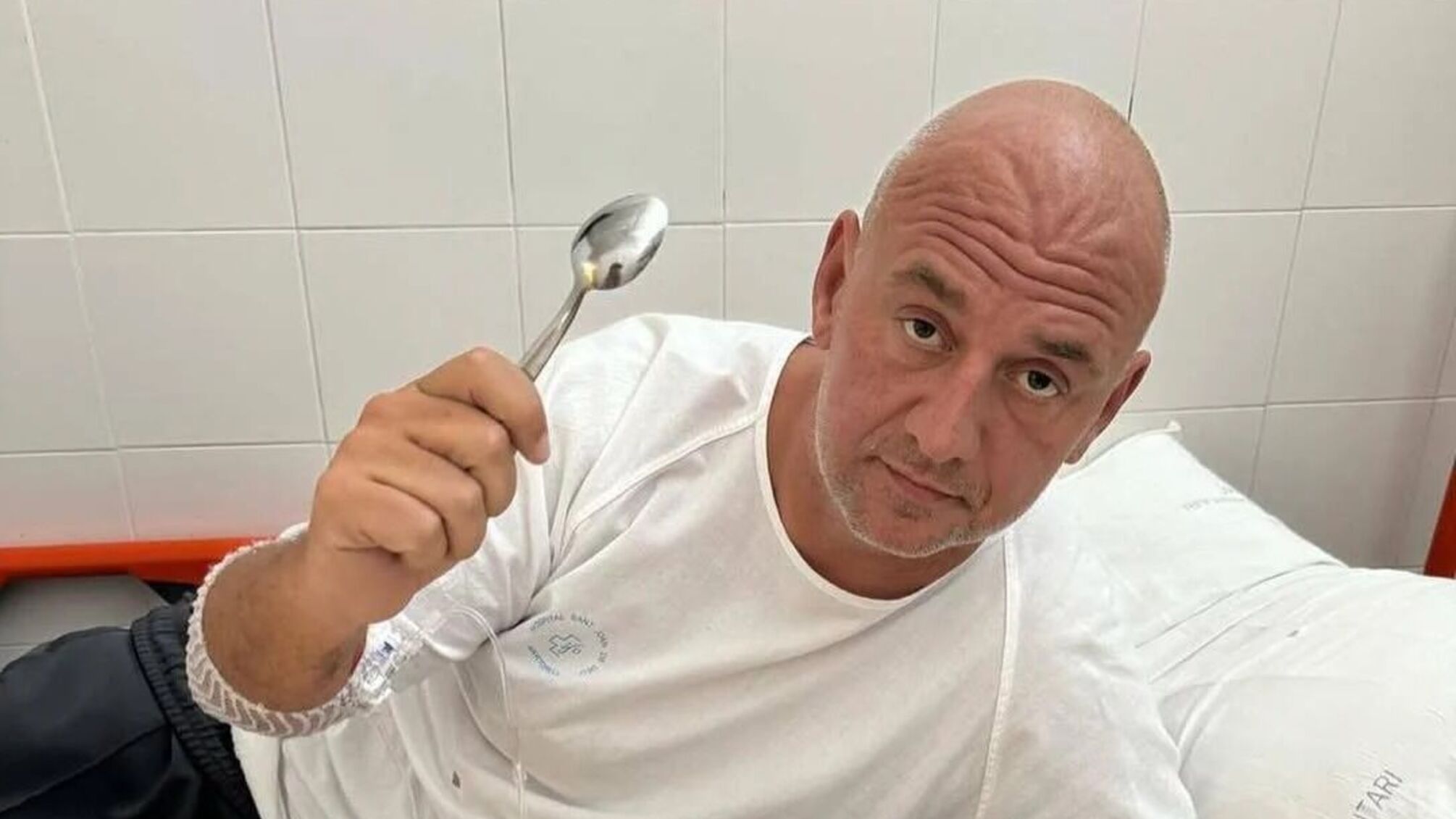 Потап в больнице