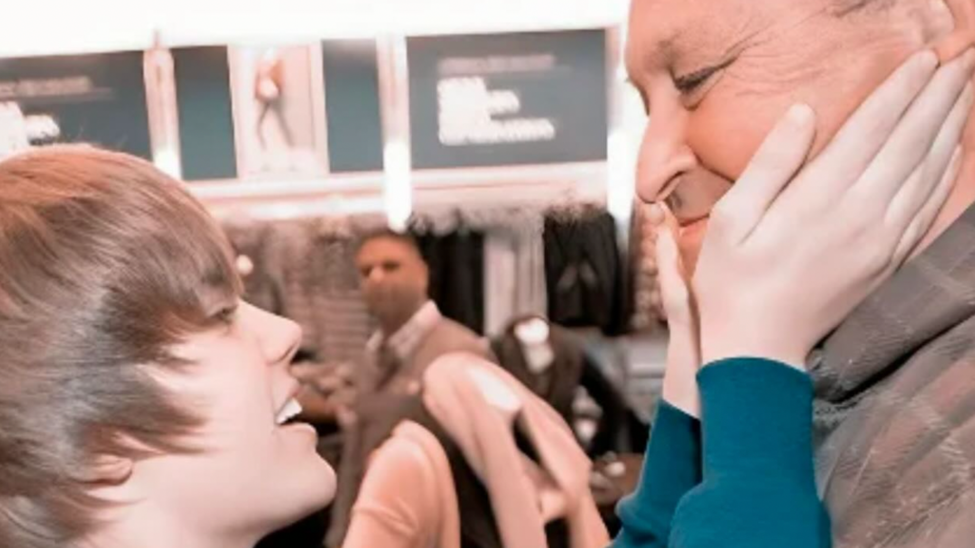 Джастін Бібер із дідусем Брюсом Дейлом