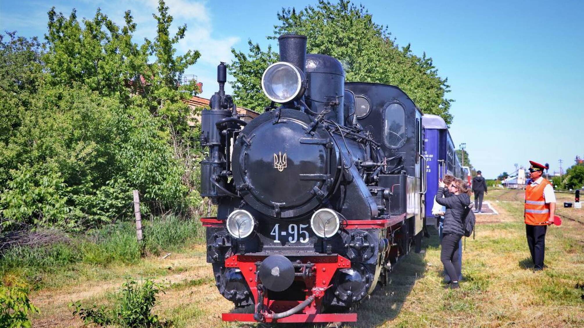 У Гайвороні оживили старий паровоз 1938 року