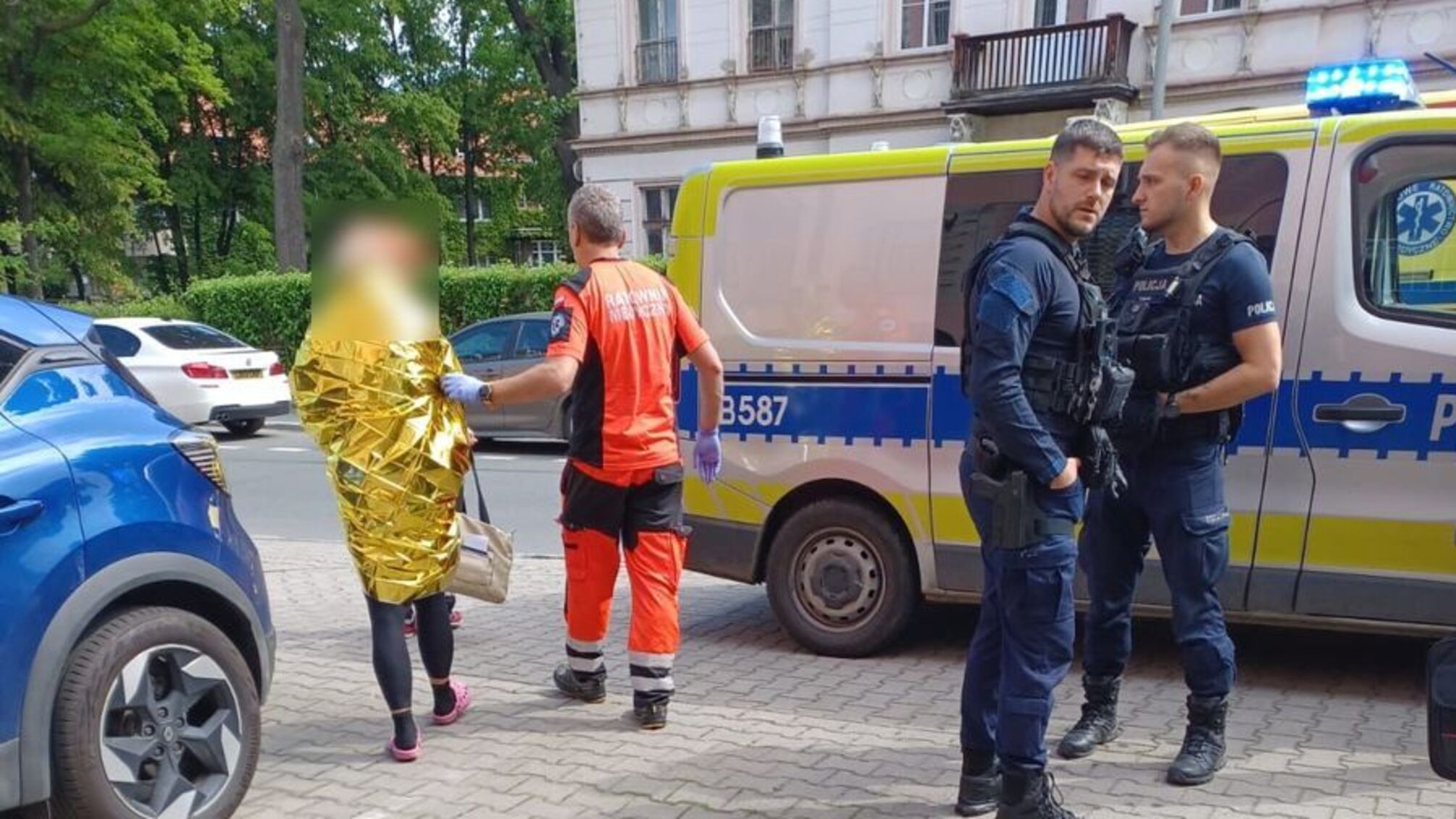 Польская полиция спасла украинку после нападения в заброшенном здании